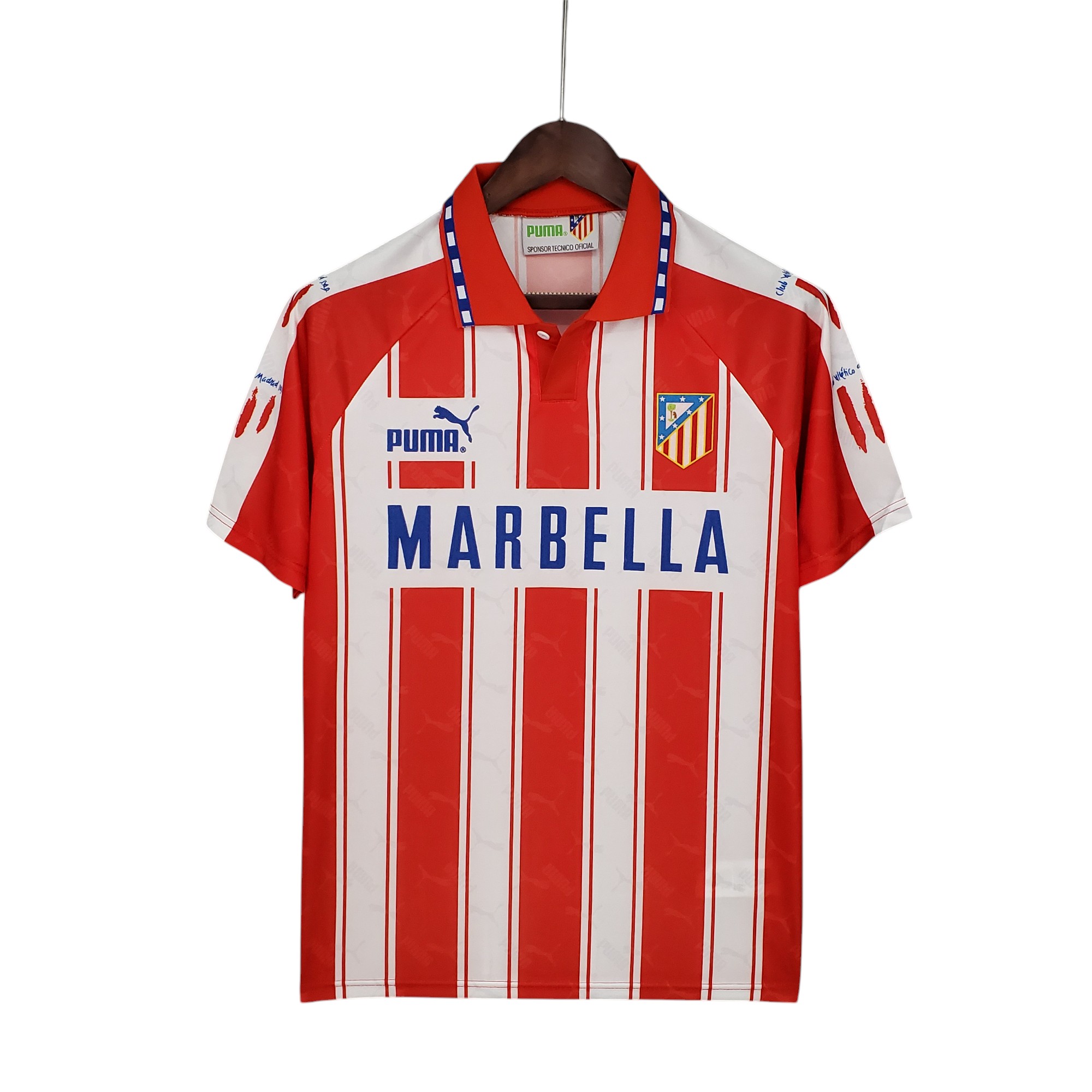 Atlético de Madrid Football Club Home 1994-95 Retro Classic Vintage Soccer Calcio Fútbol Fußball Shirt Jersey Camiseta Malliot Maglia Trikot BNWT