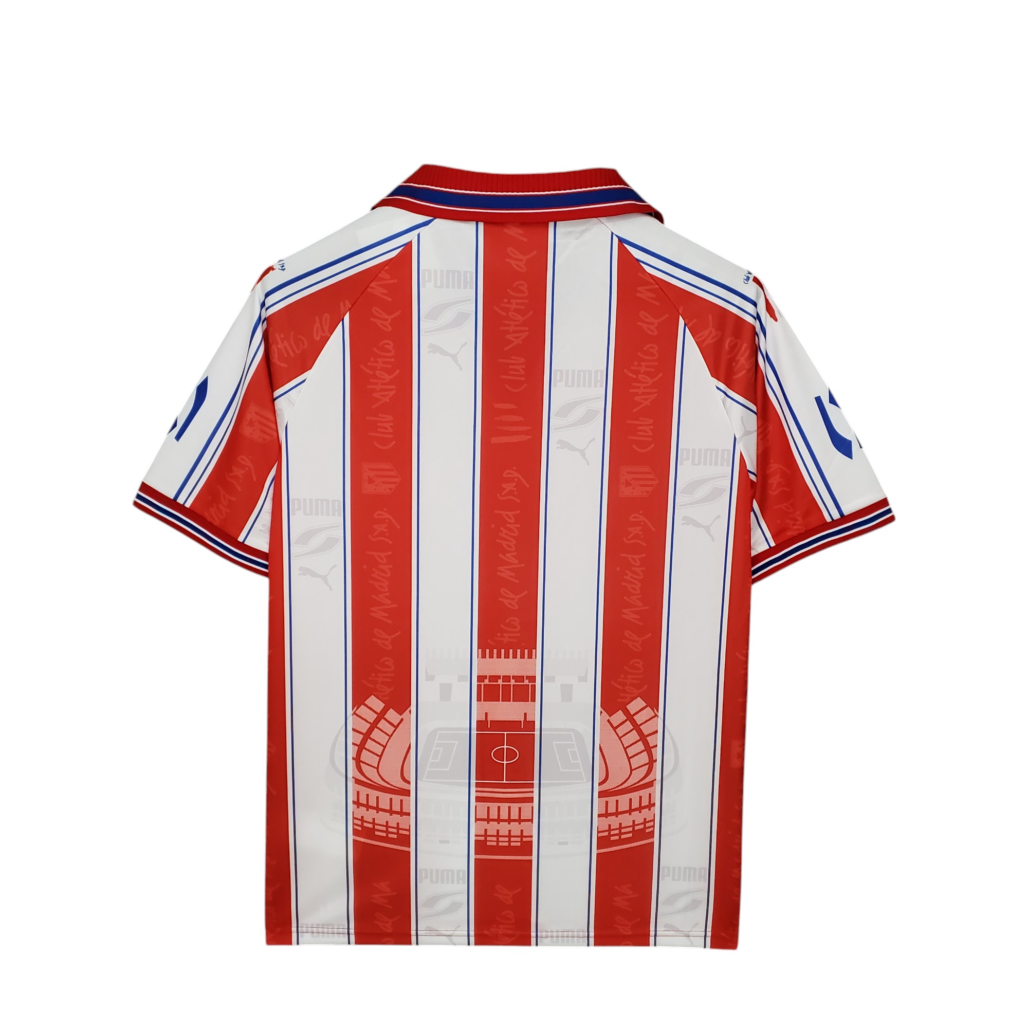 Atlético de Madrid Football Club Home 1996-97 Retro Classic Vintage Soccer Calcio Fútbol Fußball Shirt Jersey Camiseta Malliot Maglia Trikot BNWT