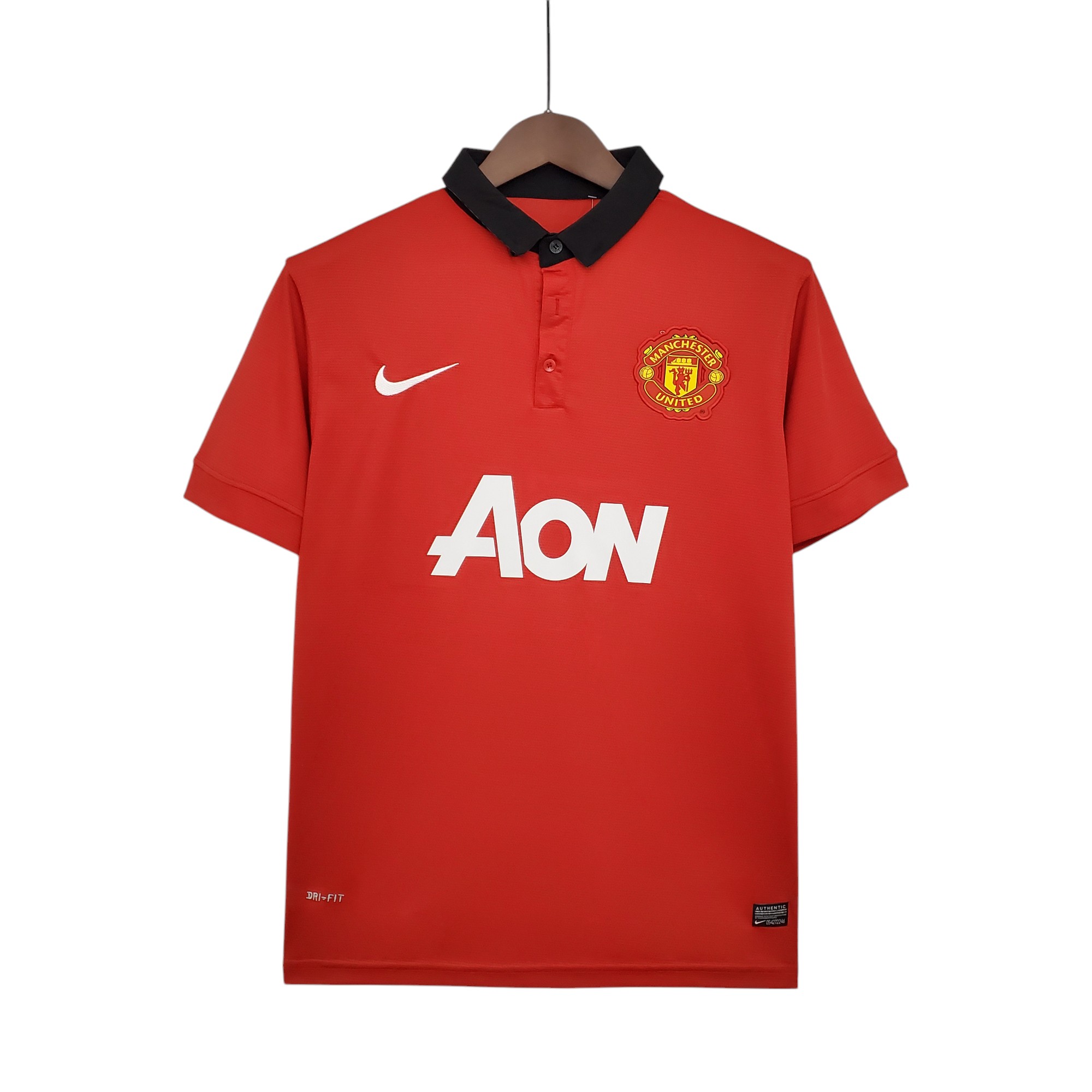 Man United Football Club Home 2013-14 Retro Classic Vintage Soccer Calcio Fútbol Fußball Shirt Jersey Camiseta Malliot Maglia Trikot BNWT