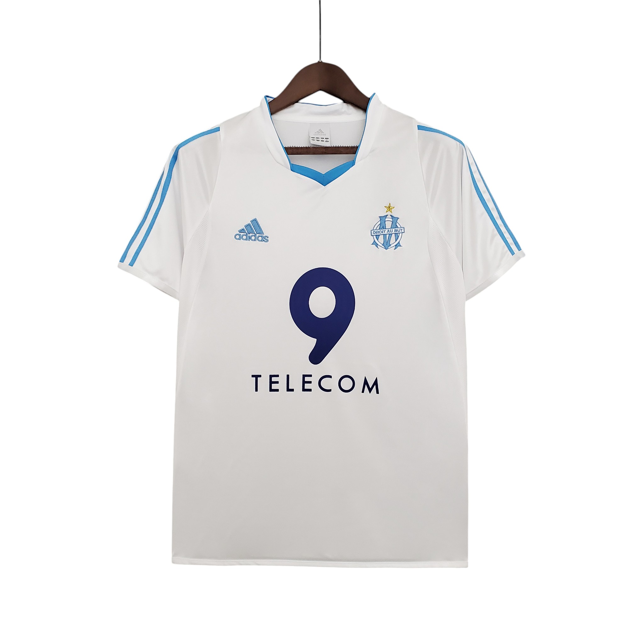 Olympique de Marseille Football Club Home 2002-03 Retro Classic Vintage Soccer Calcio Fútbol Fußball Shirt Jersey Camiseta Malliot Maglia Trikot BNWT