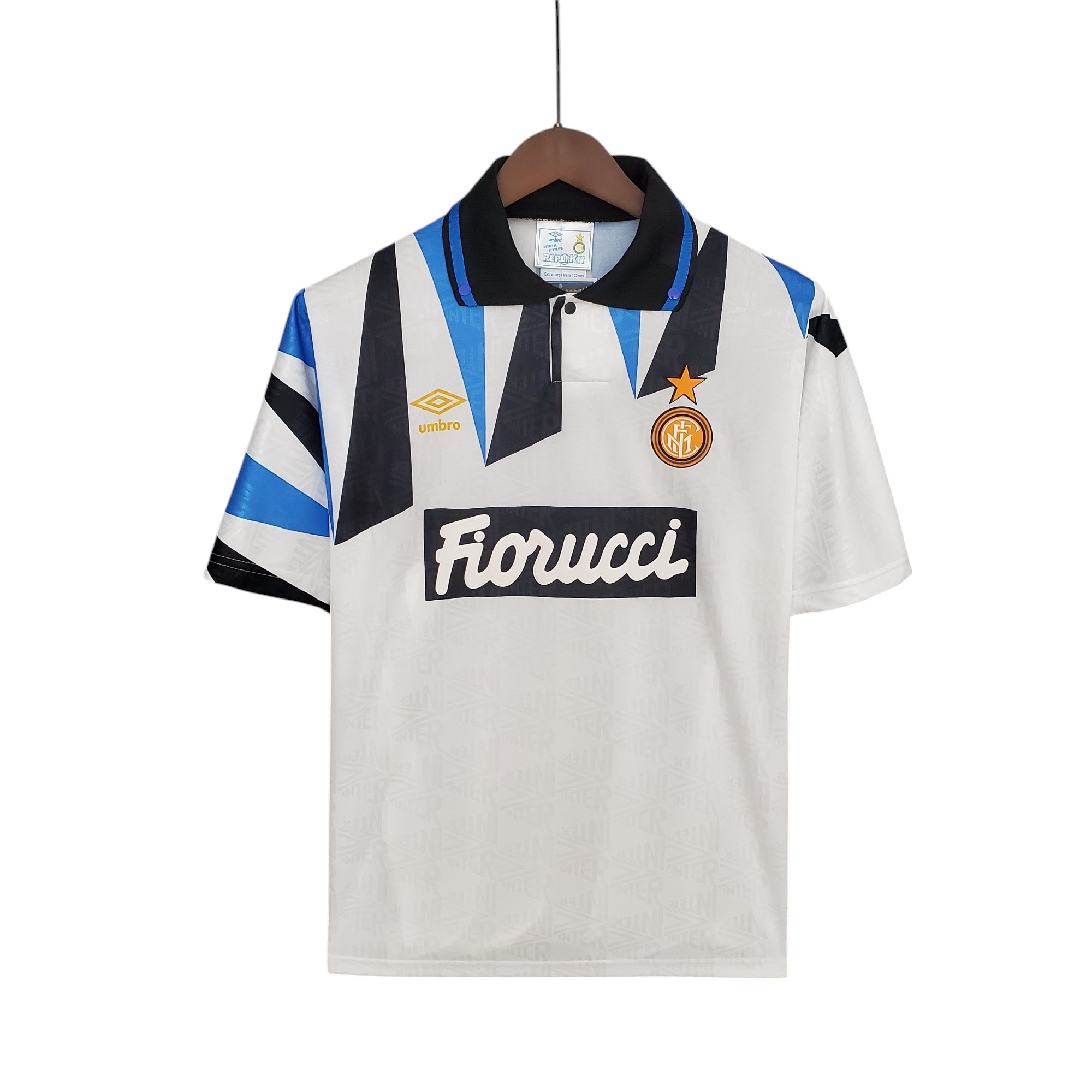 Inter Milano Football Club Away 1992-93 Retro Classic Vintage Soccer Calcio Fútbol Fußball Shirt Jersey Camiseta Malliot Maglia Trikot BNWT