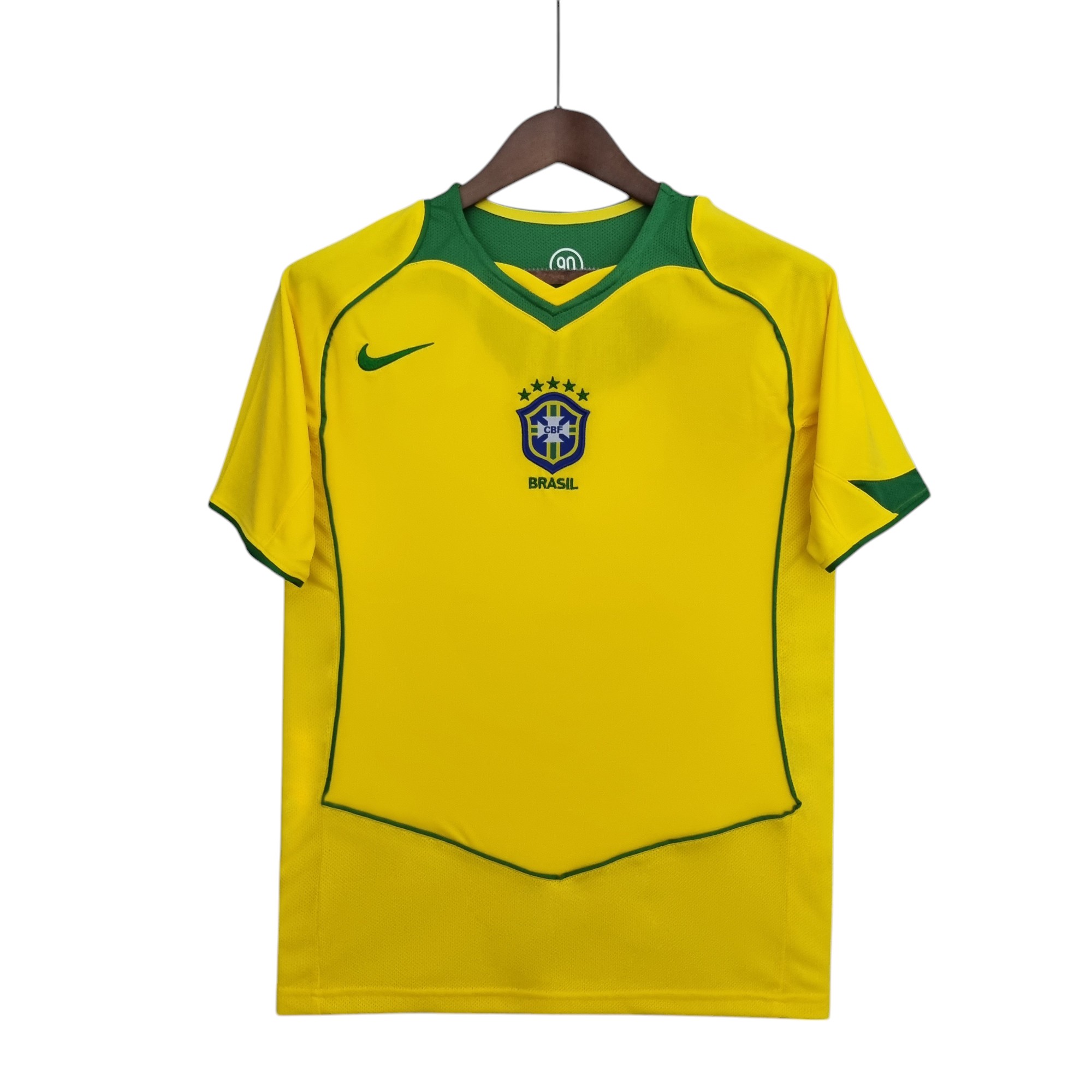 Brazil national football team Home 2004-06 Retro Classic Vintage Soccer Calcio Fútbol Fußball Shirt Jersey Camiseta Malliot Maglia Trikot BNWT