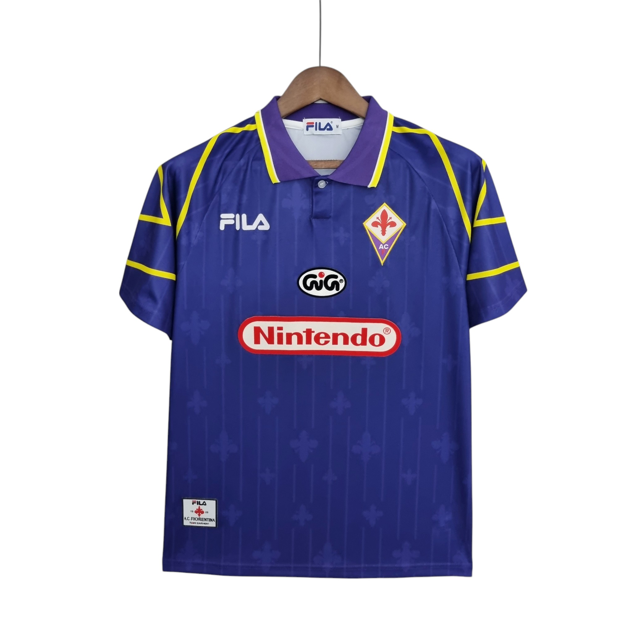 ACF Fiorentina Football Club Home 1997-98 Retro Classic Vintage Soccer Calcio Fútbol Fußball Shirt Jersey Camiseta Malliot Maglia Trikot BNWT
