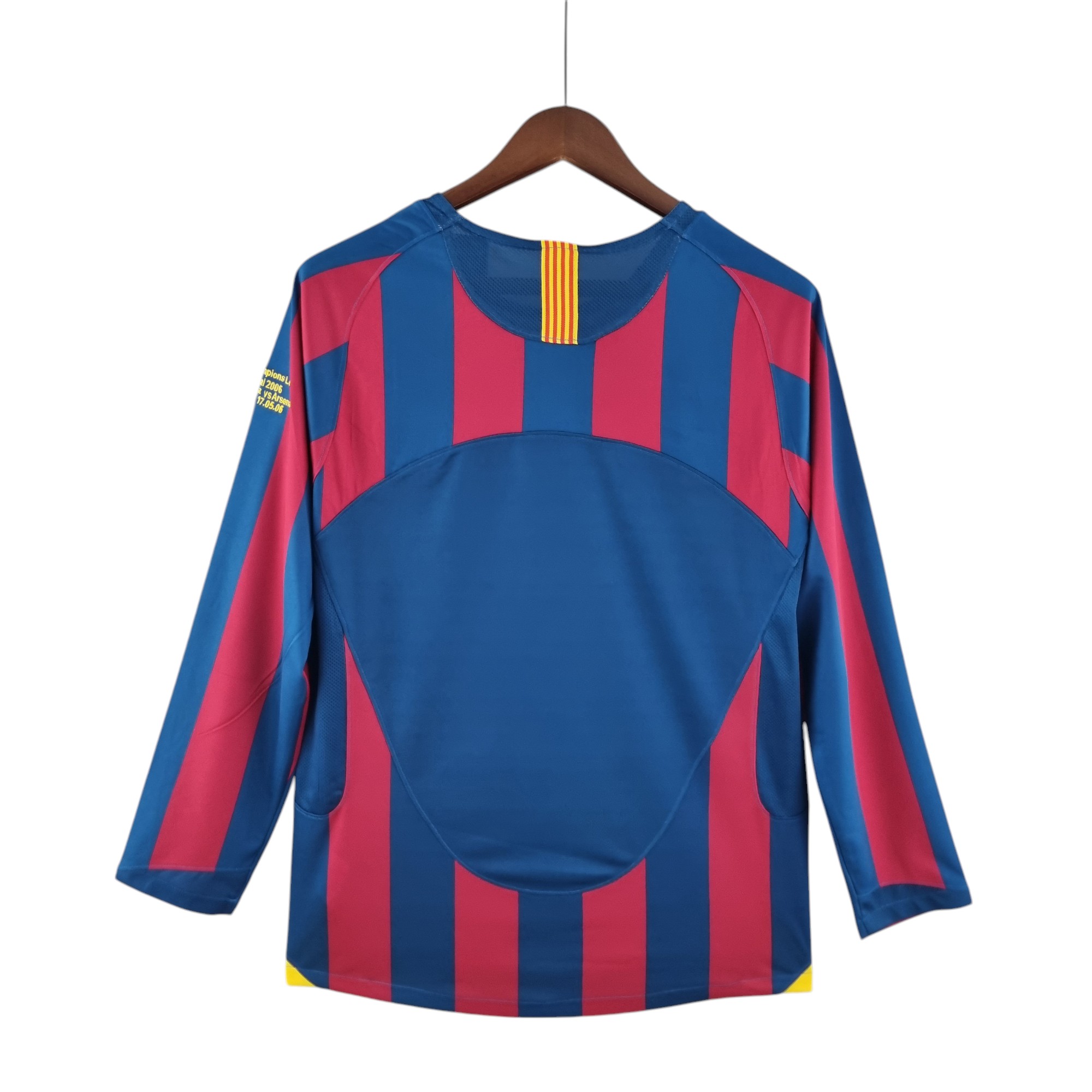 FC Barcelona Football Club Home 2005-06 L/S Retro Classic Vintage Soccer Calcio Fútbol Fußball Shirt Jersey Camiseta Malliot Maglia Trikot BNWT