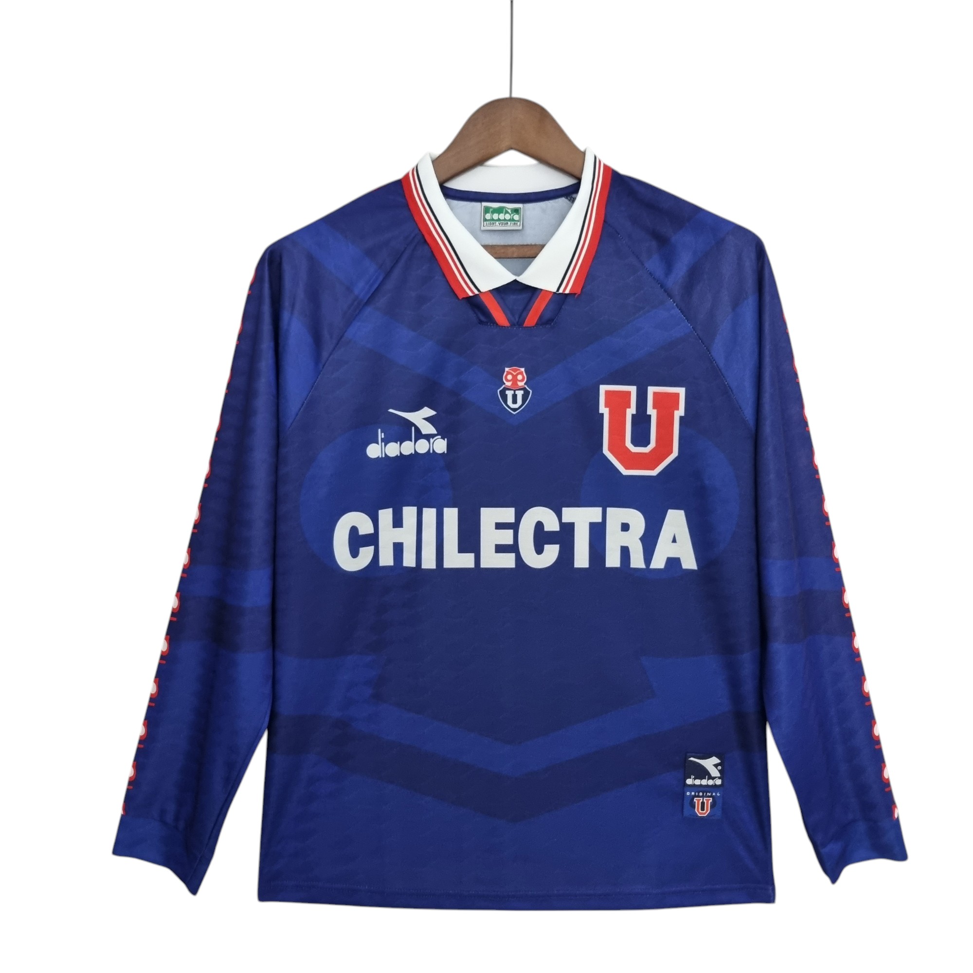 Club Universidad de Chile Football Club Home 1996 L/S Retro Classic Vintage Soccer Calcio Fútbol Fußball Shirt Jersey Camiseta Malliot Maglia Trikot BNWT