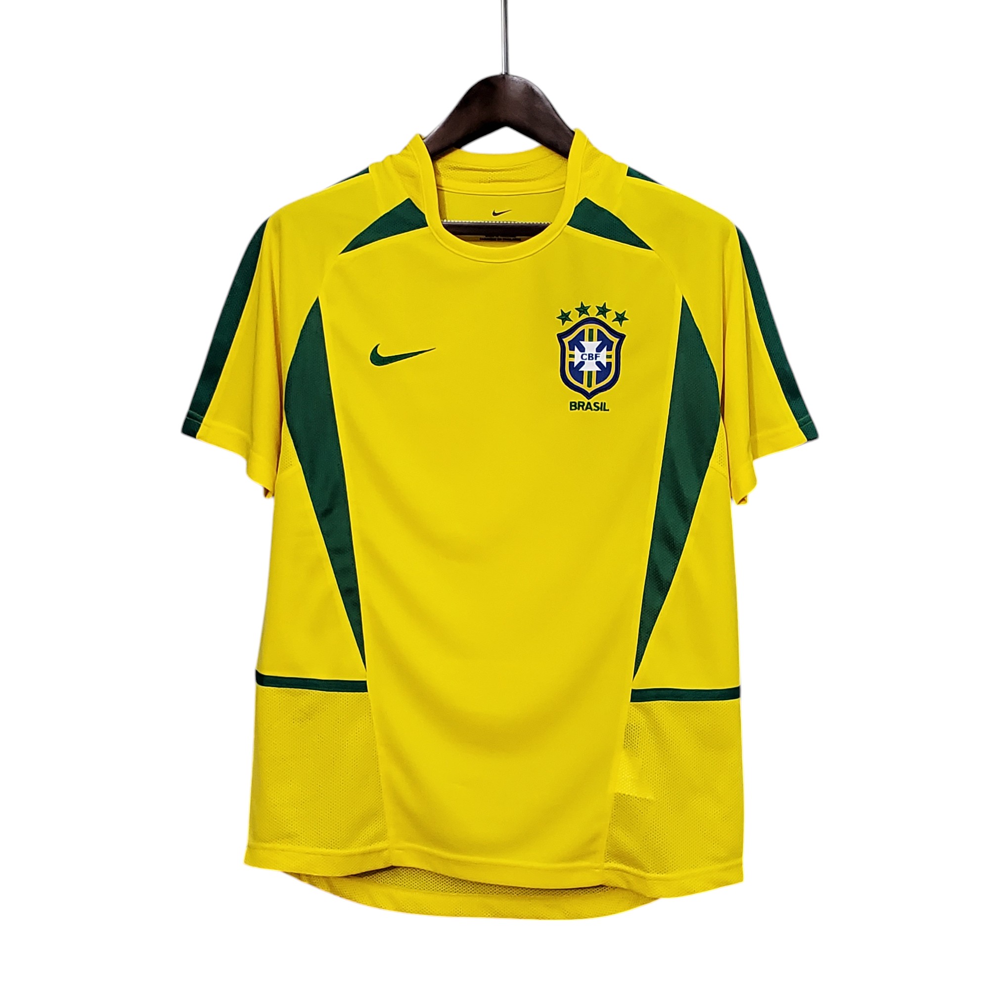 Brazil national football team Home 2002 Retro Classic Vintage Soccer Calcio Fútbol Fußball Shirt Jersey Camiseta Malliot Maglia Trikot BNWT