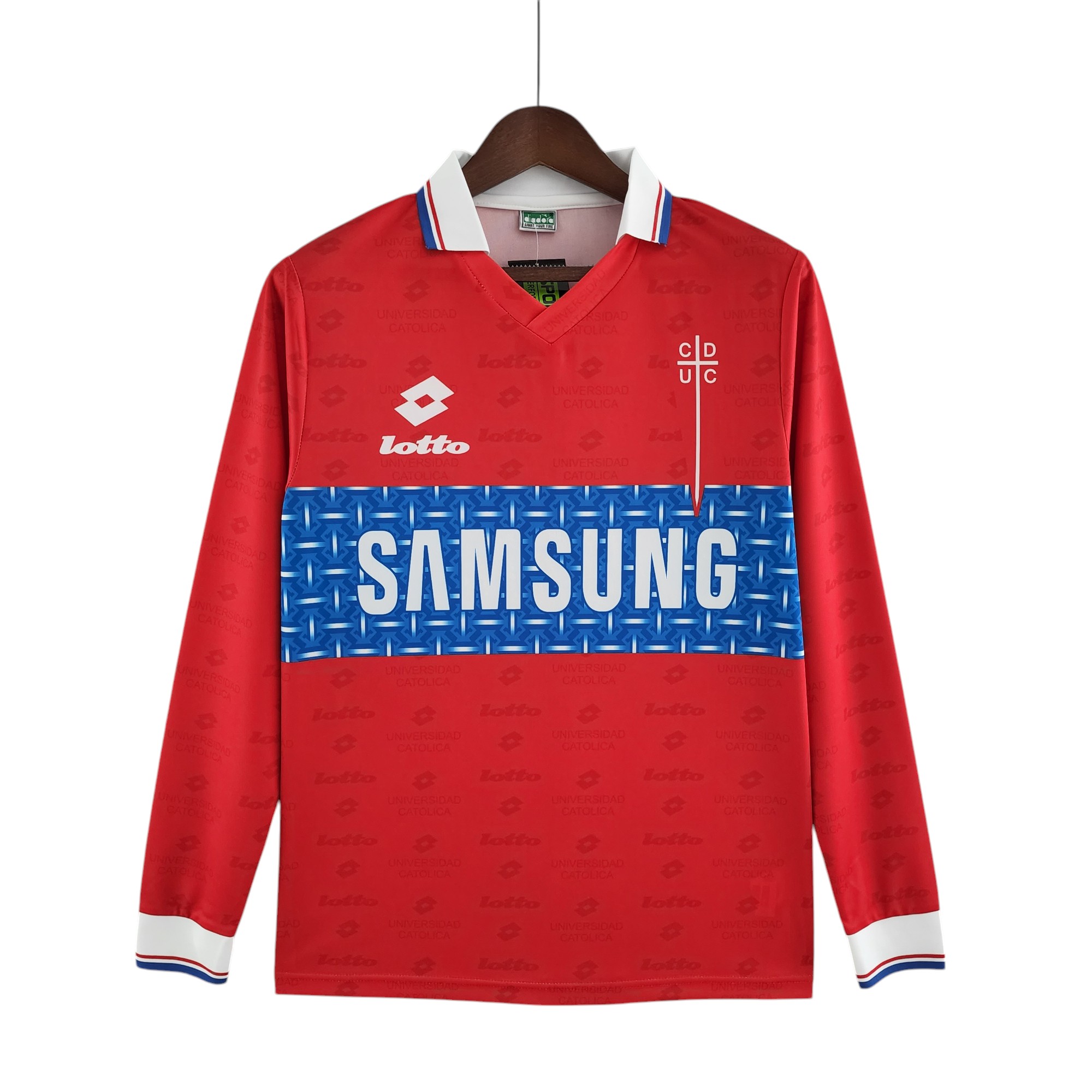Club Deportivo Universidad Católica Football Club Third Away 1996 L/S Retro Classic Vintage Soccer Calcio Fútbol Fußball Shirt Jersey Camiseta Malliot Maglia Trikot BNWT