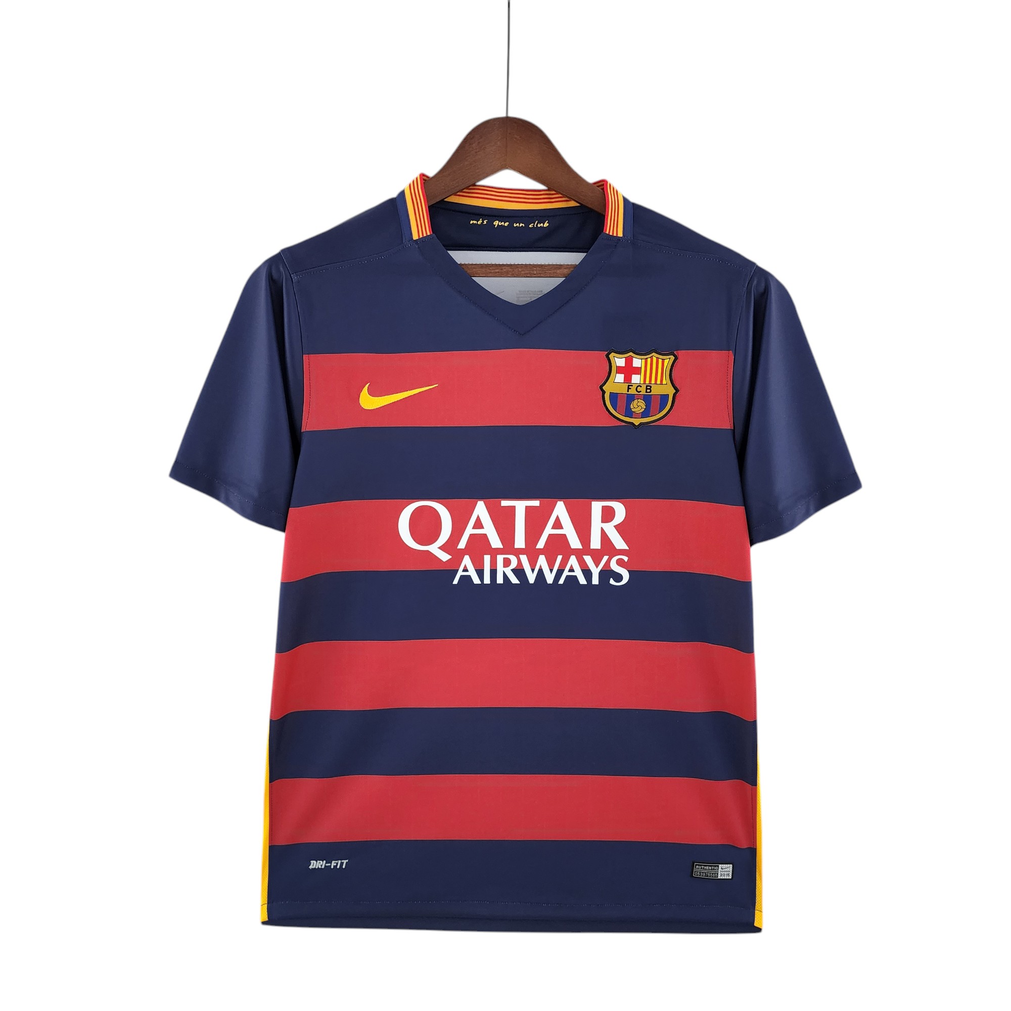 Fc Barcelona Football Club Home 2015-16 Retro Classic Vintage Soccer Calcio Fútbol Fußball Shirt Jersey Camiseta Malliot Maglia Trikot BNWT