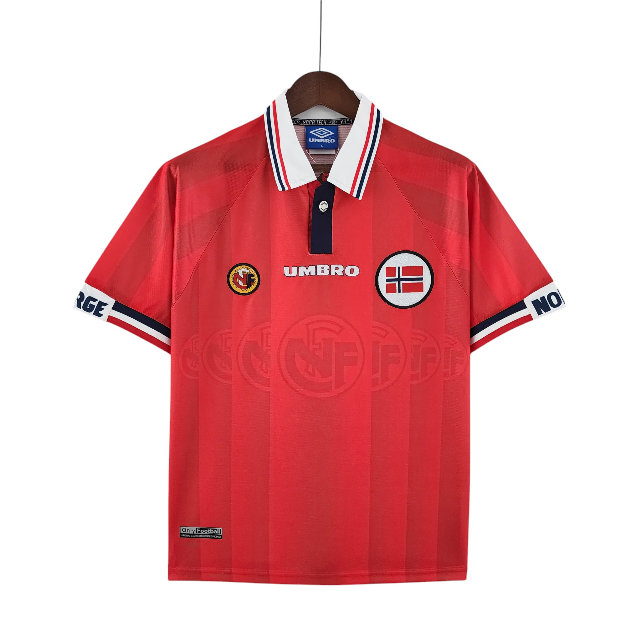 Norway national football team Home 1998-99 Retro Classic Vintage Soccer Calcio Fútbol Fußball Shirt Jersey Camiseta Malliot Maglia Trikot BNWT