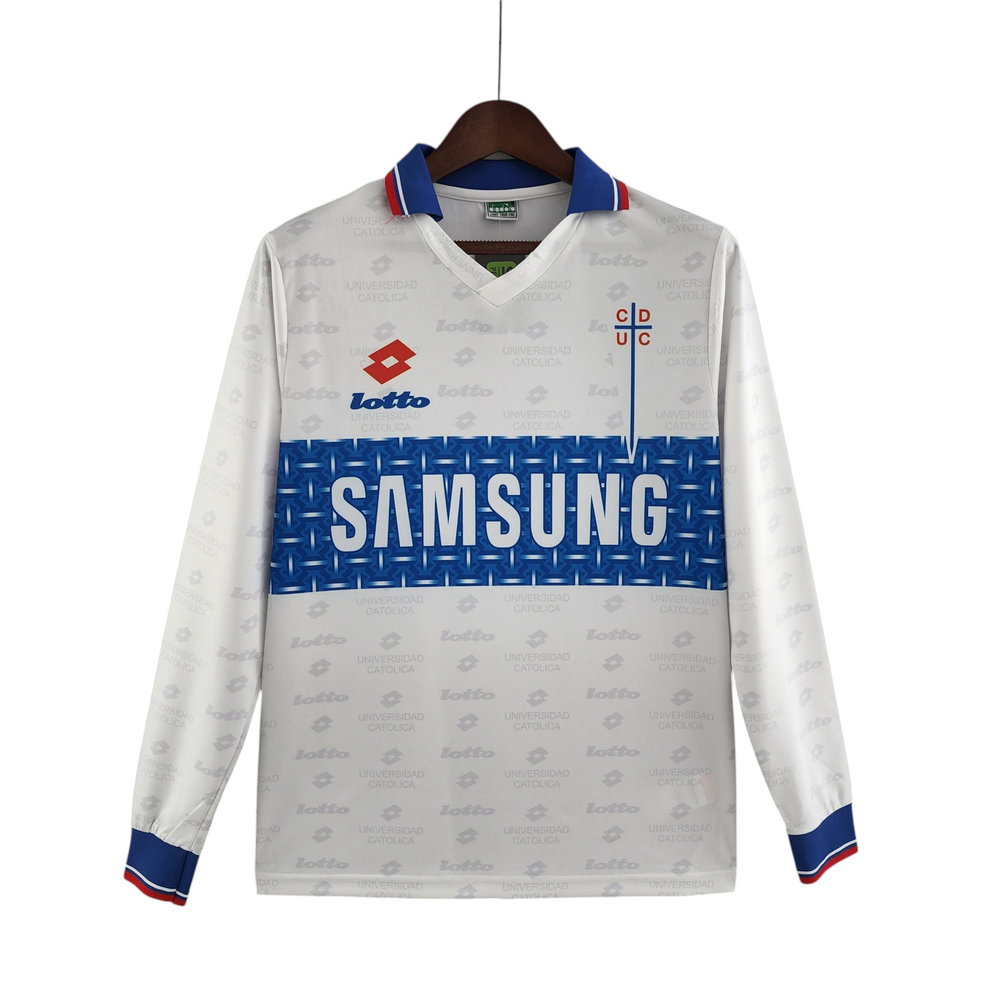 Club Deportivo Universidad Católica Football Club Third Away 1996 L/S Retro Classic Vintage Soccer Calcio Fútbol Fußball Shirt Jersey Camiseta Malliot Maglia Trikot BNWT