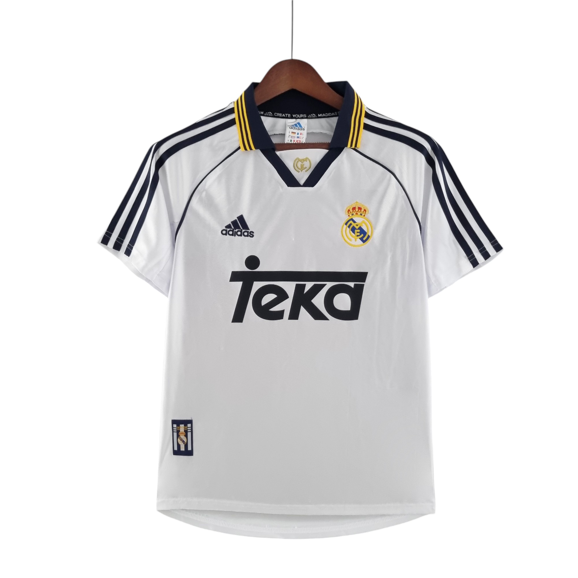 Real Madrid Football Club Home 2000 Retro Classic Vintage Soccer Calcio Fútbol Fußball Shirt Jersey Camiseta Malliot Maglia Trikot BNWT