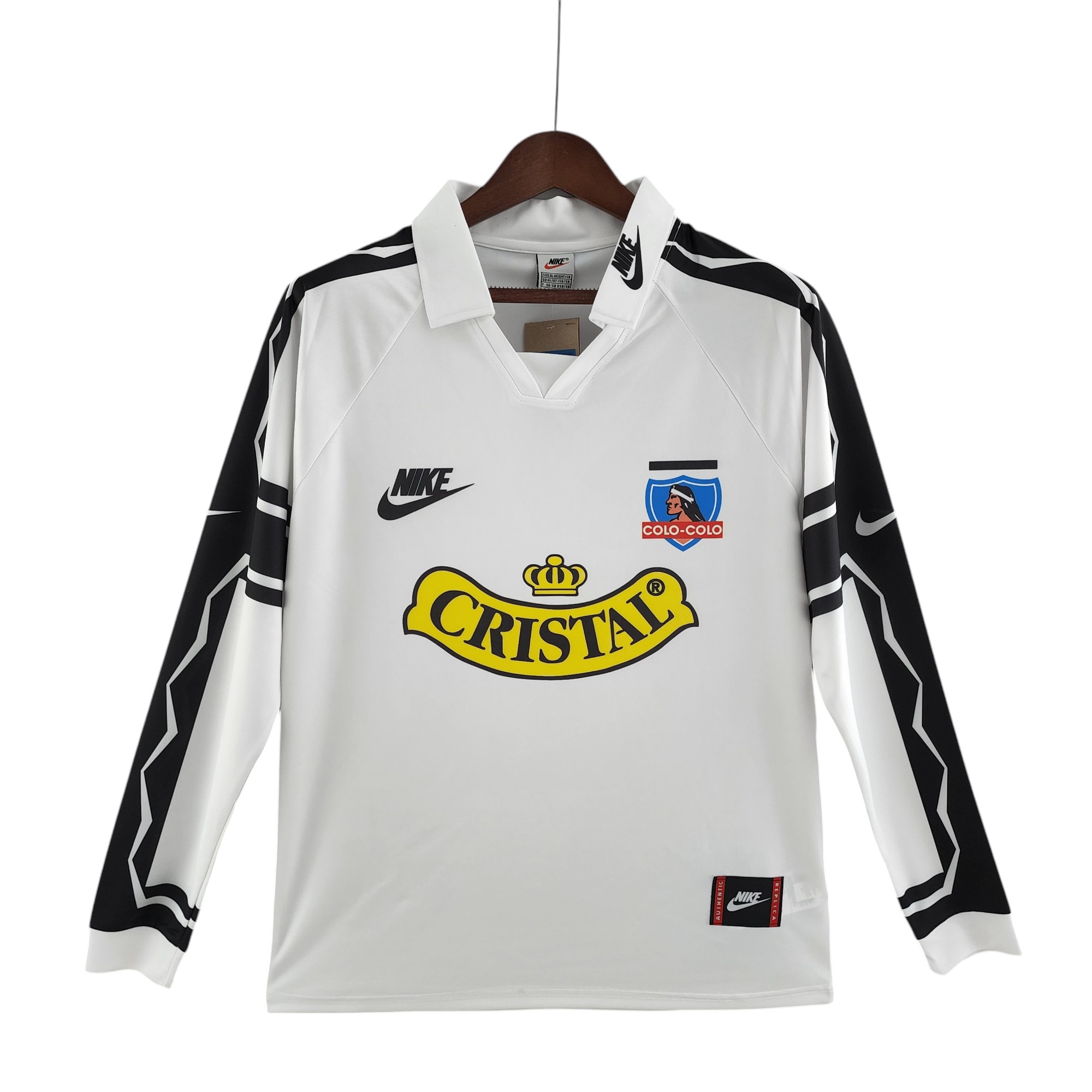 Colo-Colo Football Club Home 1995 L/S Retro Classic Vintage Soccer Calcio Fútbol Fußball Shirt Jersey Camiseta Malliot Maglia Trikot BNWT