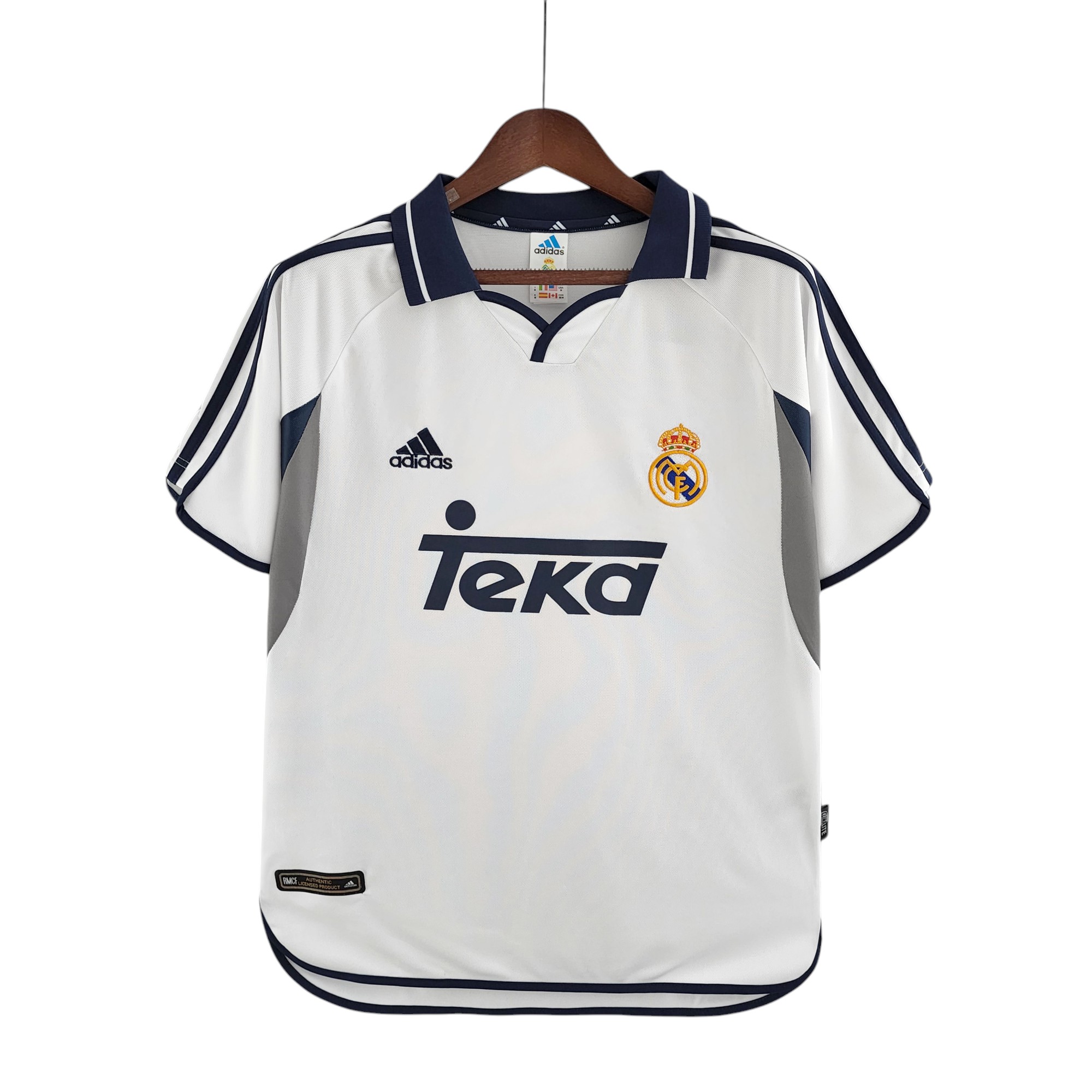 Real Madrid Football Club Home 2000-01 Retro Classic Vintage Soccer Calcio Fútbol Fußball Shirt Jersey Camiseta Malliot Maglia Trikot BNWT