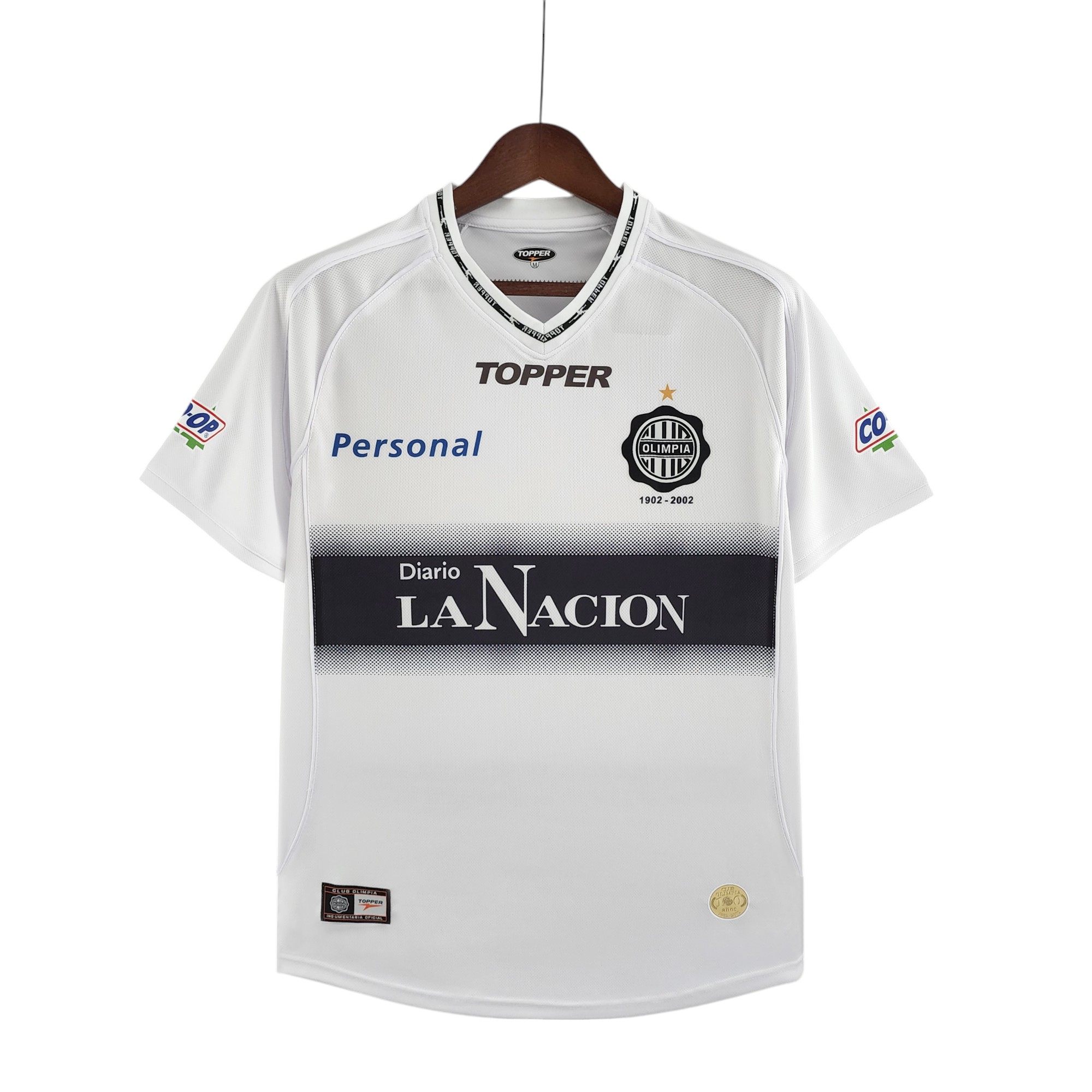 Club Olimpia Football Club Home 2002 Retro Classic Vintage Soccer Calcio Fútbol Fußball Shirt Jersey Camiseta Malliot Maglia Trikot BNWT