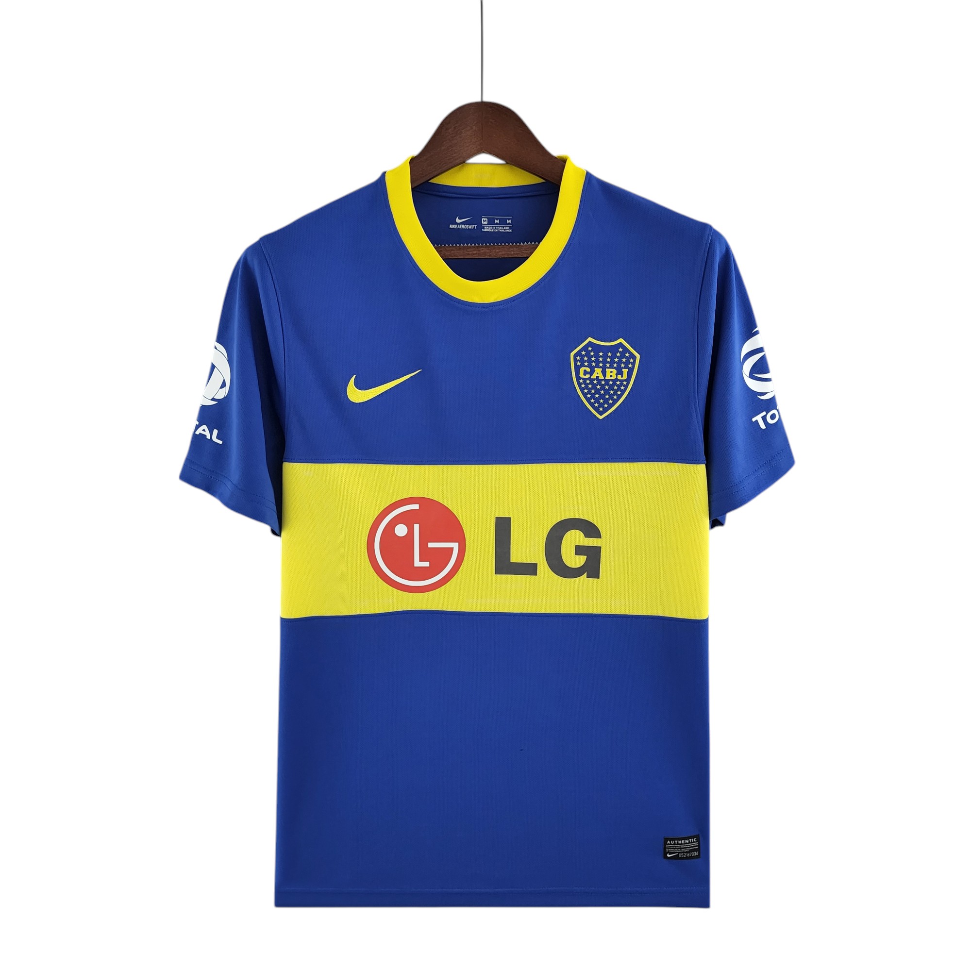Club Atlético Boca Juniors Football Club Home 2010-11 Retro Classic Vintage Soccer Calcio Fútbol Fußball Shirt Jersey Camiseta Malliot Maglia Trikot BNWT