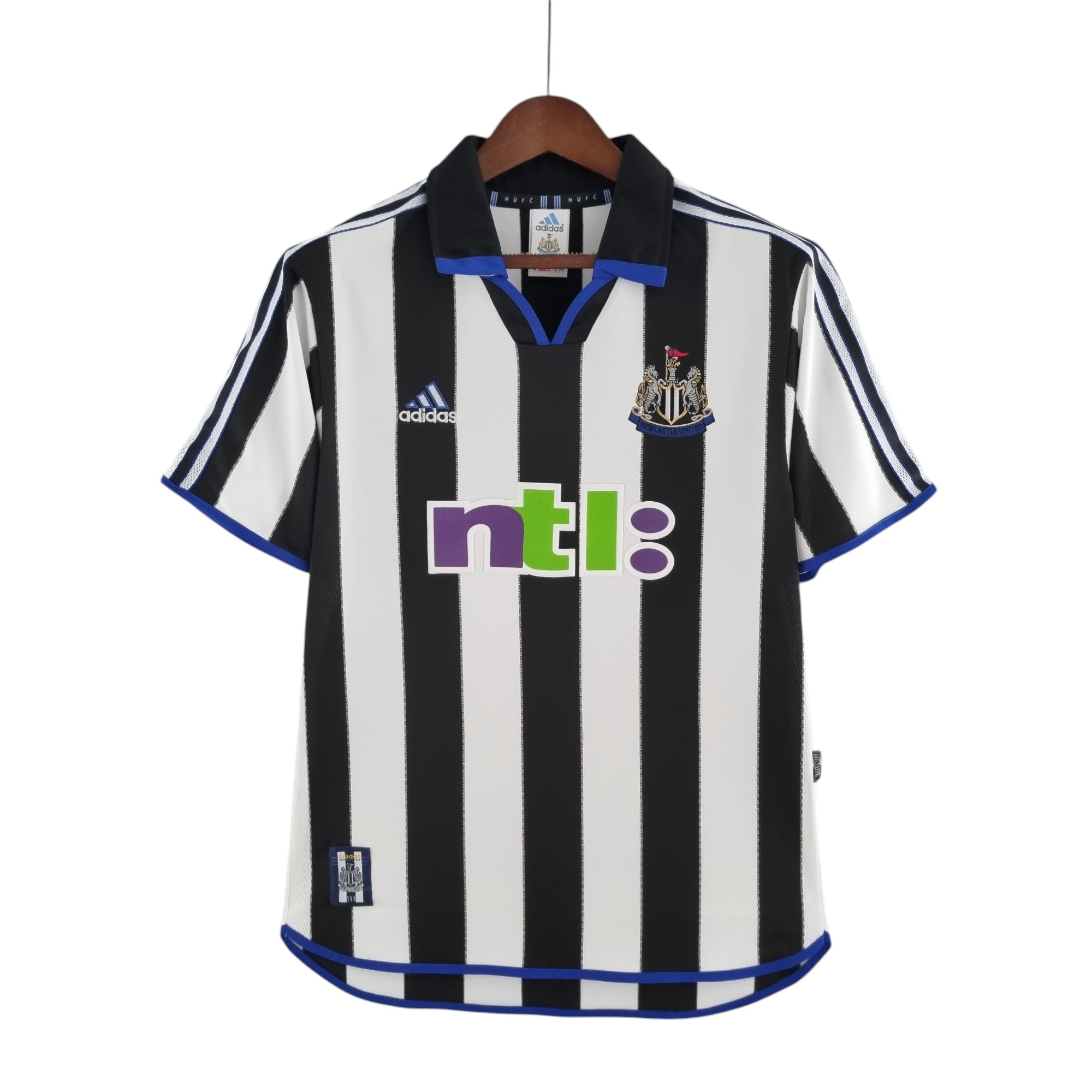 Newcastle United Football Club Home 2000-01 Retro Classic Vintage Soccer Calcio Fútbol Fußball Shirt Jersey Camiseta Malliot Maglia Trikot BNWT