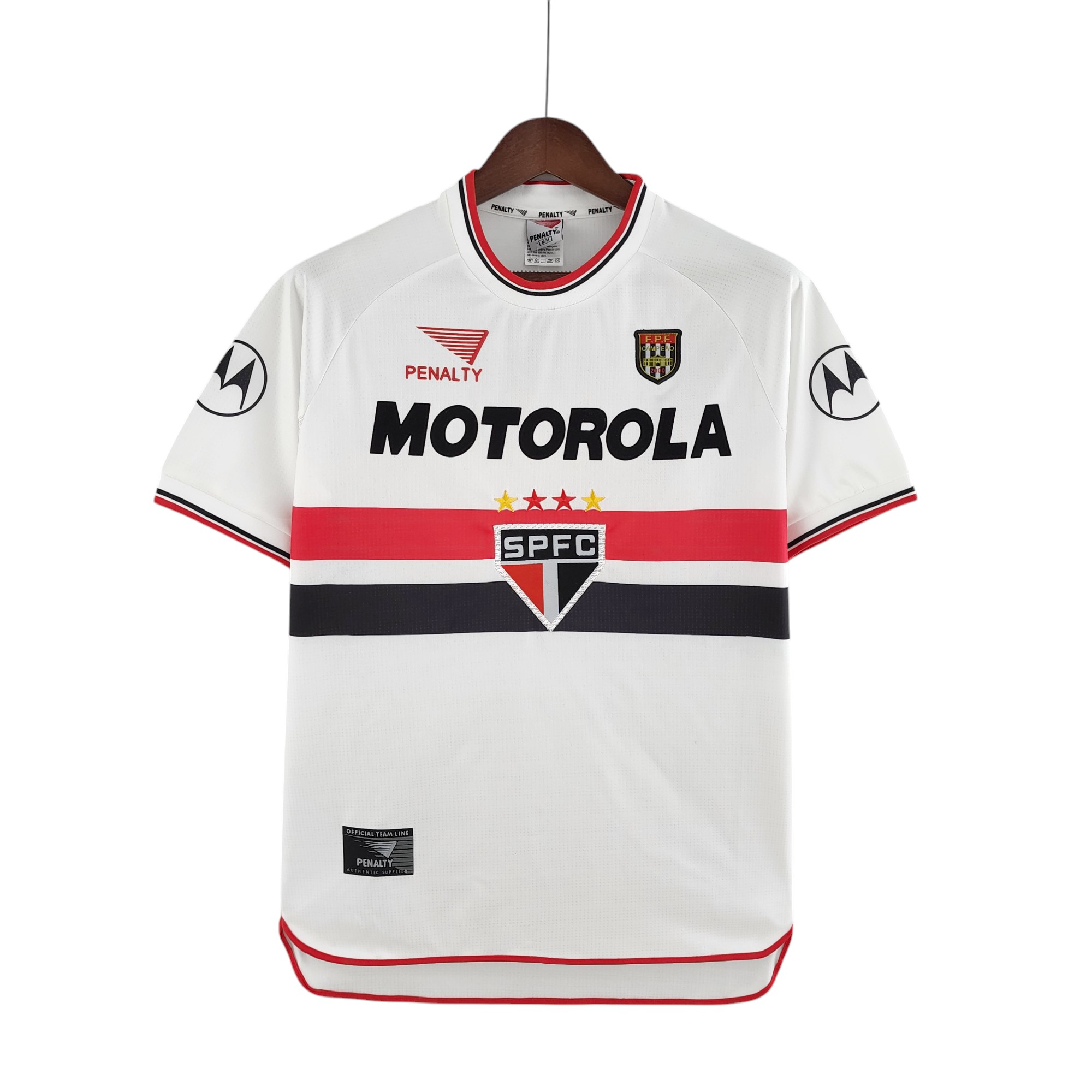 São Paulo FC Football team Home 2000 Retro Classic Vintage Soccer Calcio Fútbol Fußball Shirt Jersey Camiseta Malliot Maglia Trikot BNWT