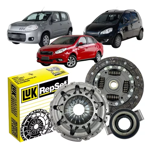 Kit de Embreagem Mobi 1.0 8v Fire 2016 em Diante Palio 1.0 8v Fiasa 96 até 2002 Palio 1.0 8v Fire 2001 até 2012 Palio 1.3 8v Fire 2001 até 2004 Palio 1.0 16v Fire 2001