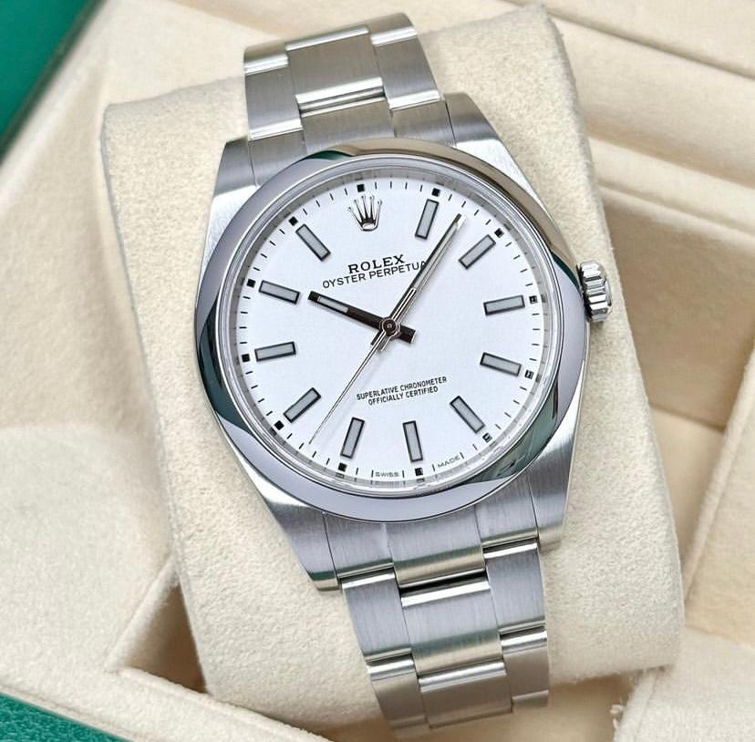 Rolex Oyster Perpetual White Dial
