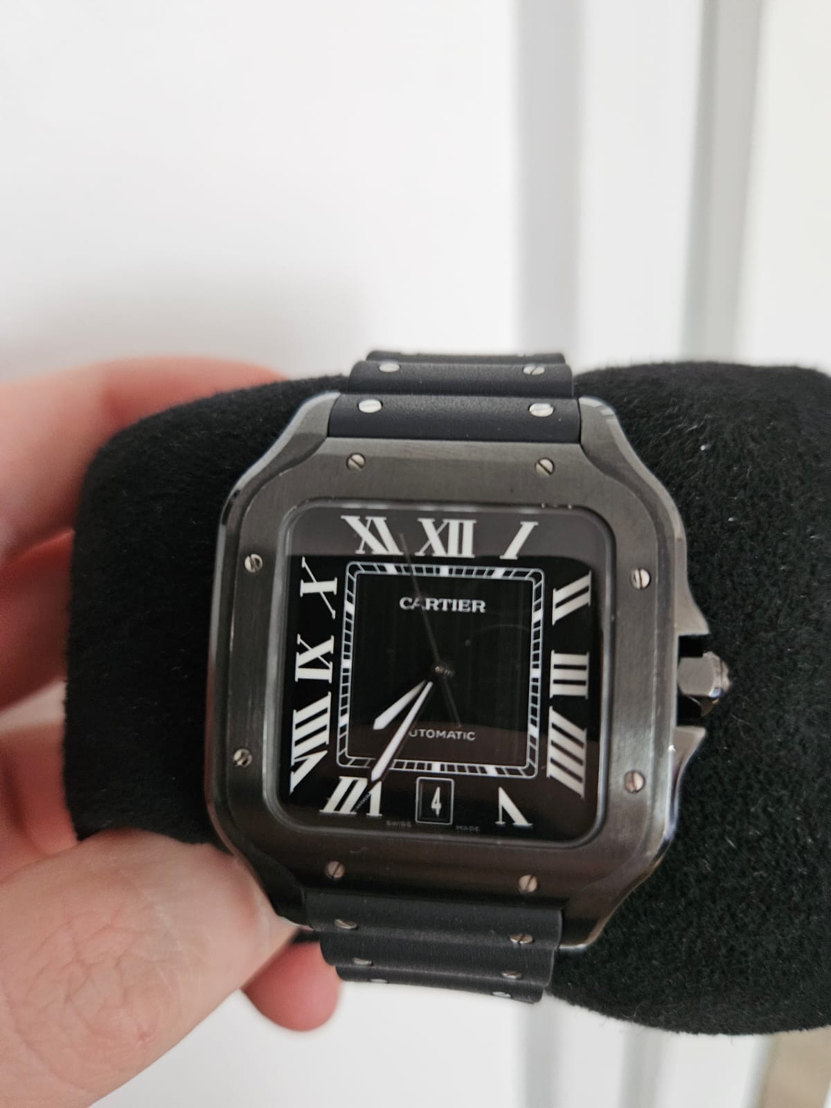 Cartier Santos Black