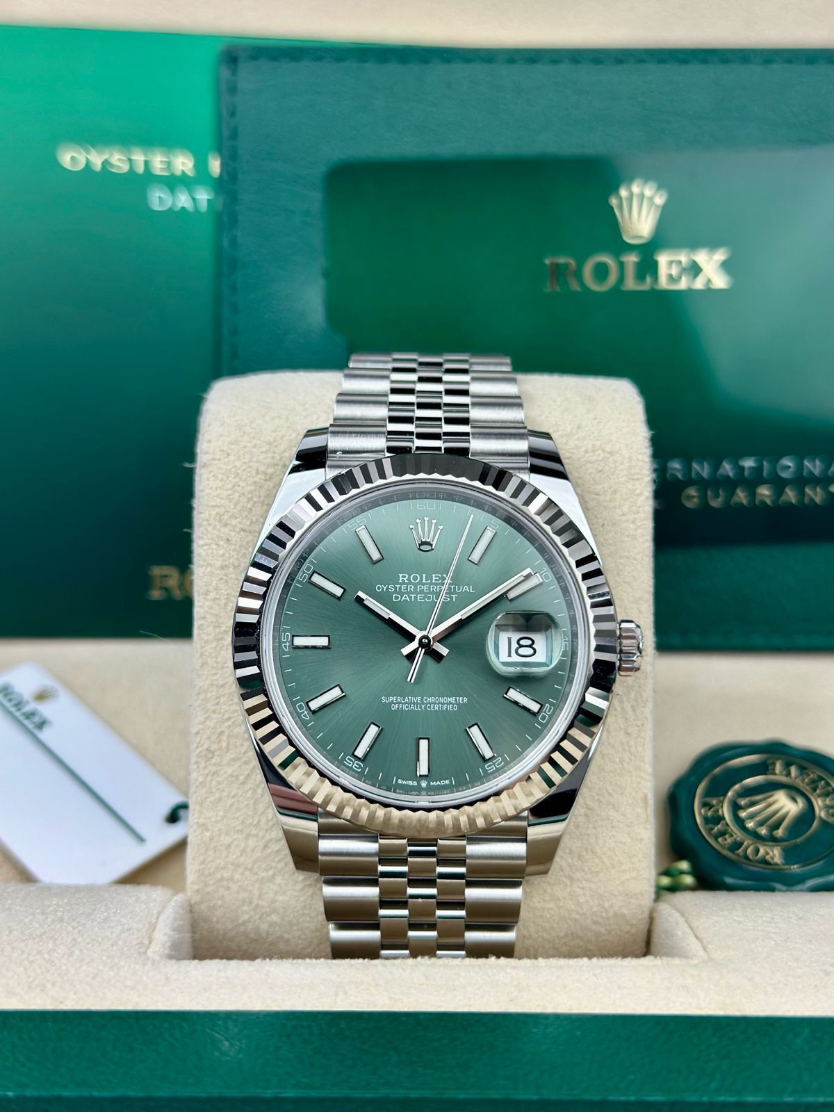 Rolex Datejust 41mm Mint Green