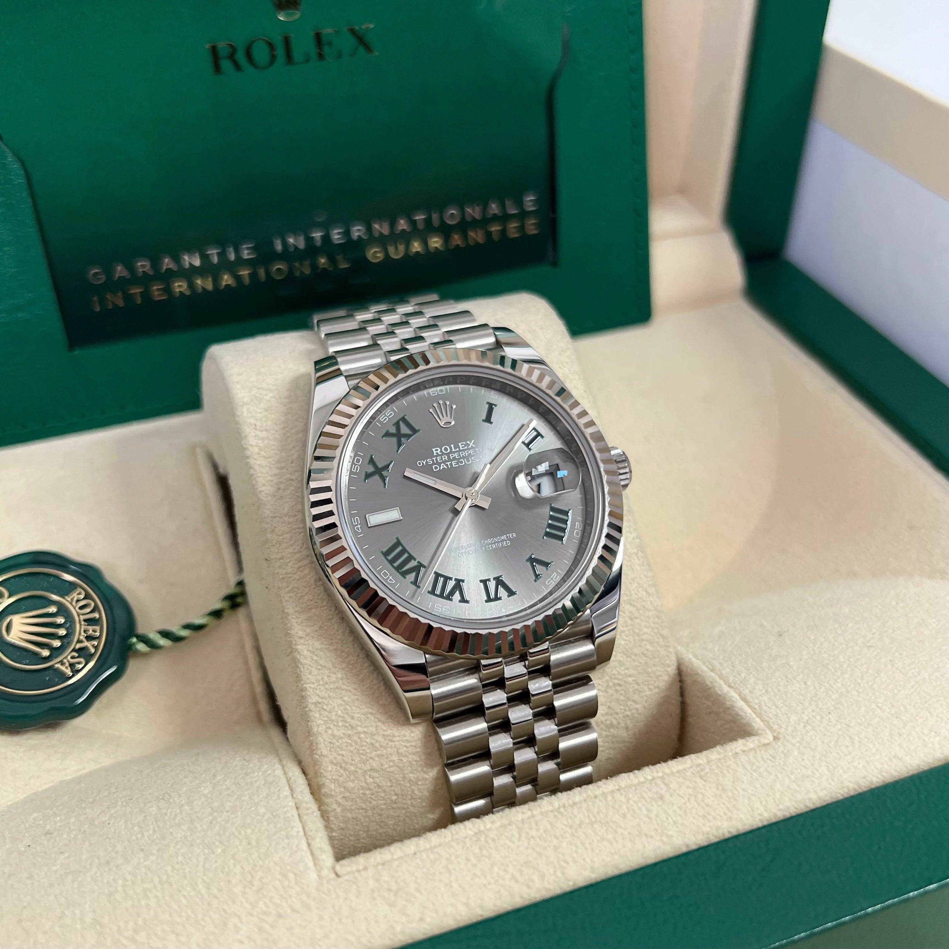 Rolex Wimbledon Jubilee and fluted white gold