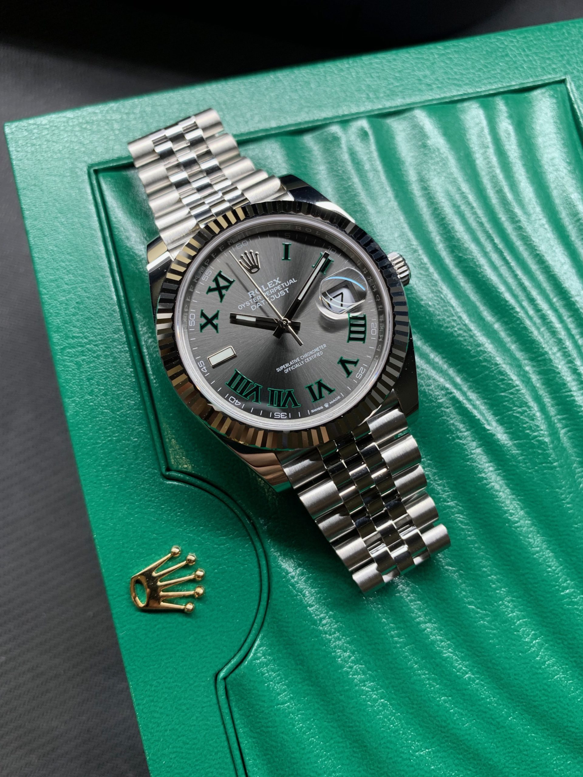 Rolex Wimbledon Jubilee and fluted white gold