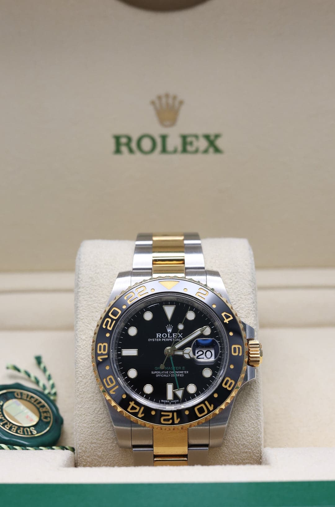 Rolex GMT-MASTER II Two-Tones Gold & Stainless Steel