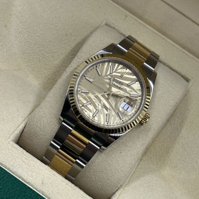Rolex Datejust Golden Palm 36mm