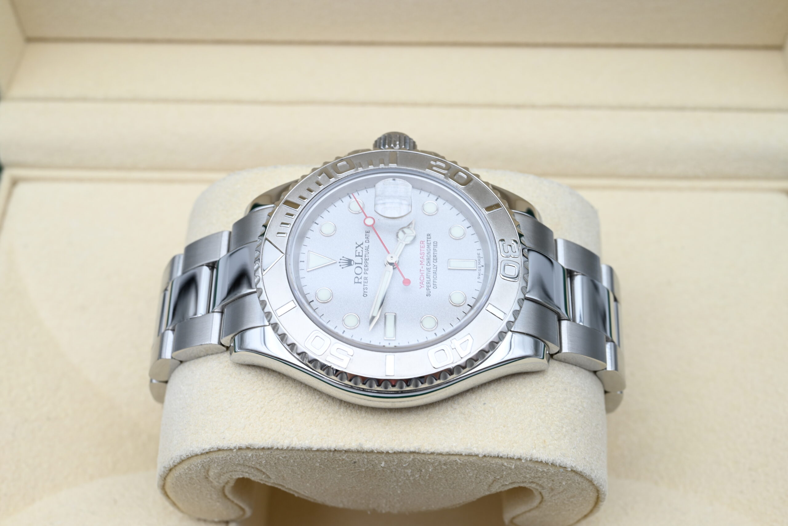 Rolex Yatch-Master bisel platino