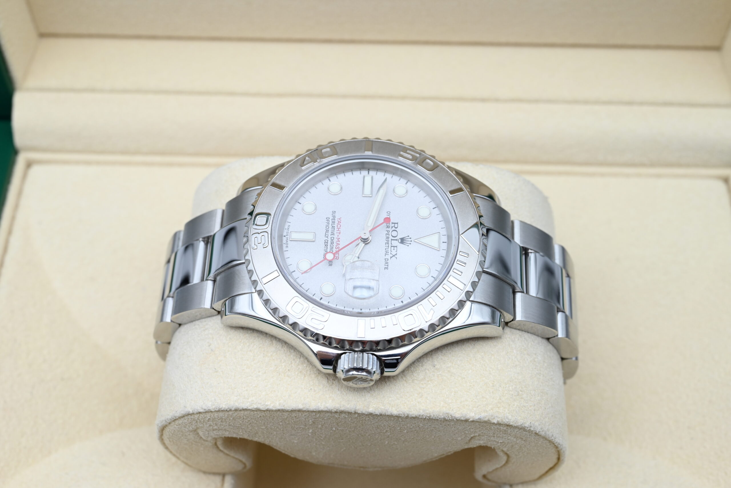 Rolex Yatch-Master bisel platino