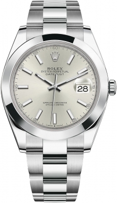 Rolex Datejust 41mm Grey Dial Oyster Bracelet
