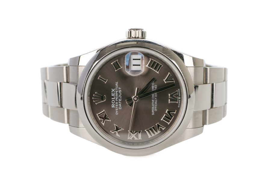 Rolex Datejust 31mm Rhodium Roman Dial