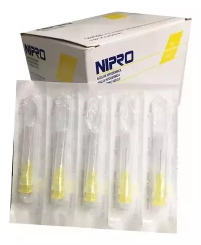 Agujas de 30 g 1/2 marca nipro