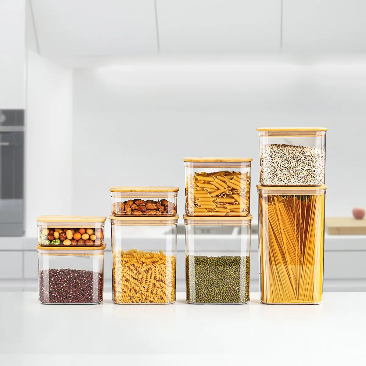Airtight Plastic Storage Jar