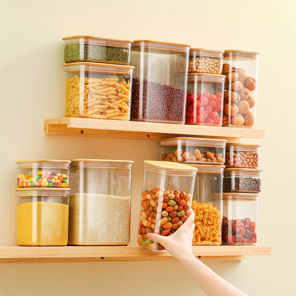 Airtight Plastic Storage Jar