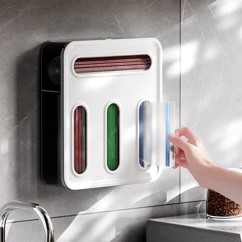 Wall-Mounted Plastic Bag Dispenser