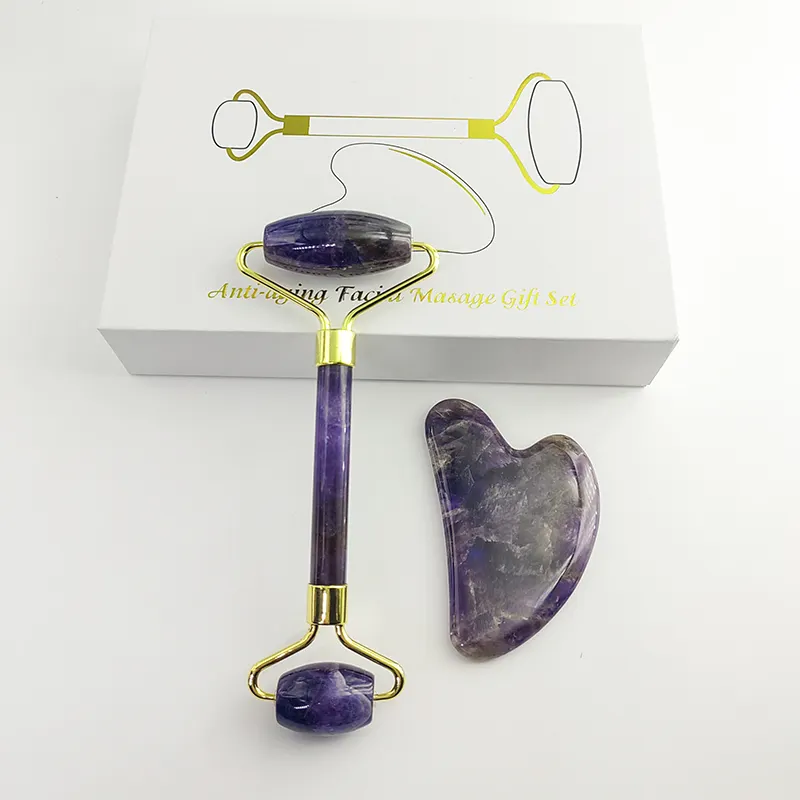 Facial Massage Roller and Guasha Set