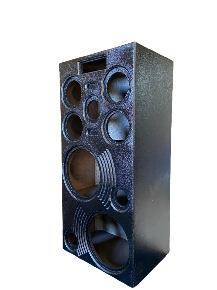 Caixa De Som 1 De 12 + 1 De 10 - Driver E Rádio