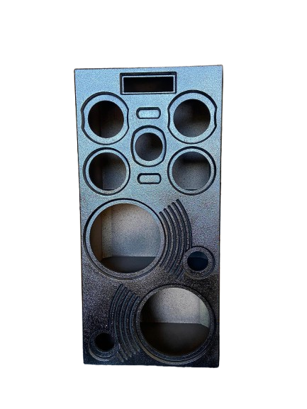 Caixa De Som 1 De 12 + 1 De 10 - Driver E Rádio