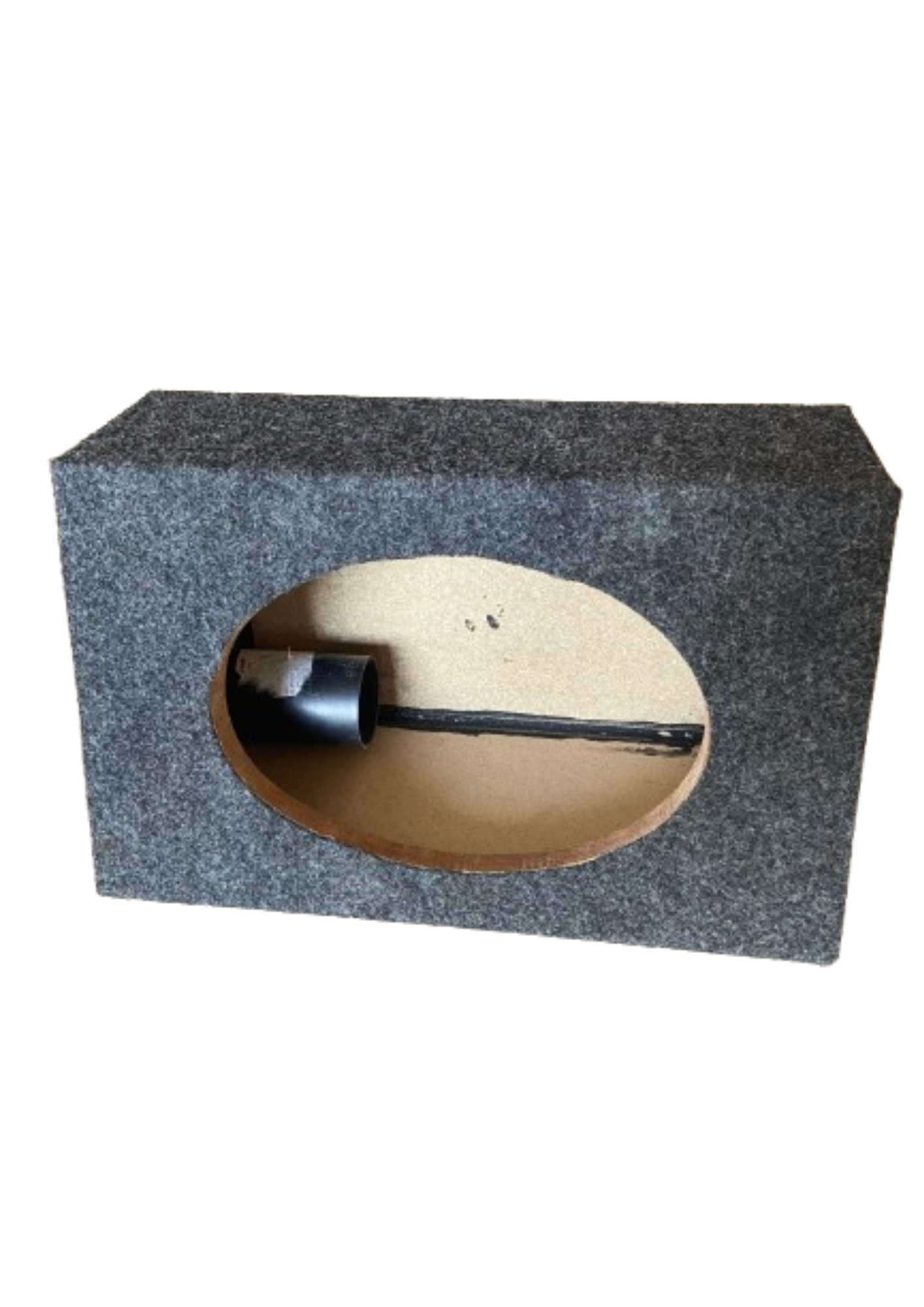 Caixa De Som Trapézio Para 1 Alto Falante De 6x9 C/ Duto