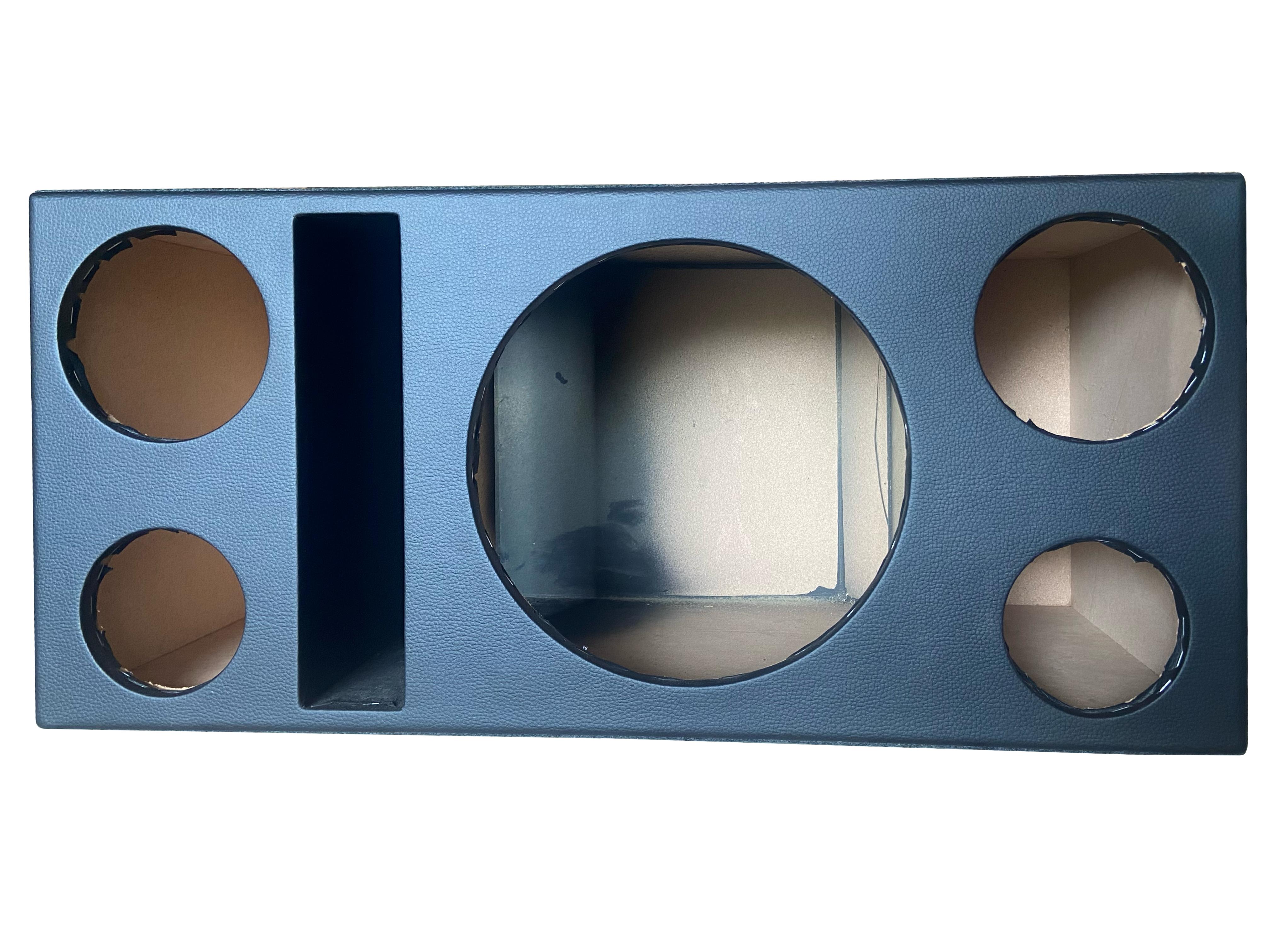 Caixa Trio P/ 1 Sub 12" - 2 Drivers 2 Tweeters 1 Duto Régua