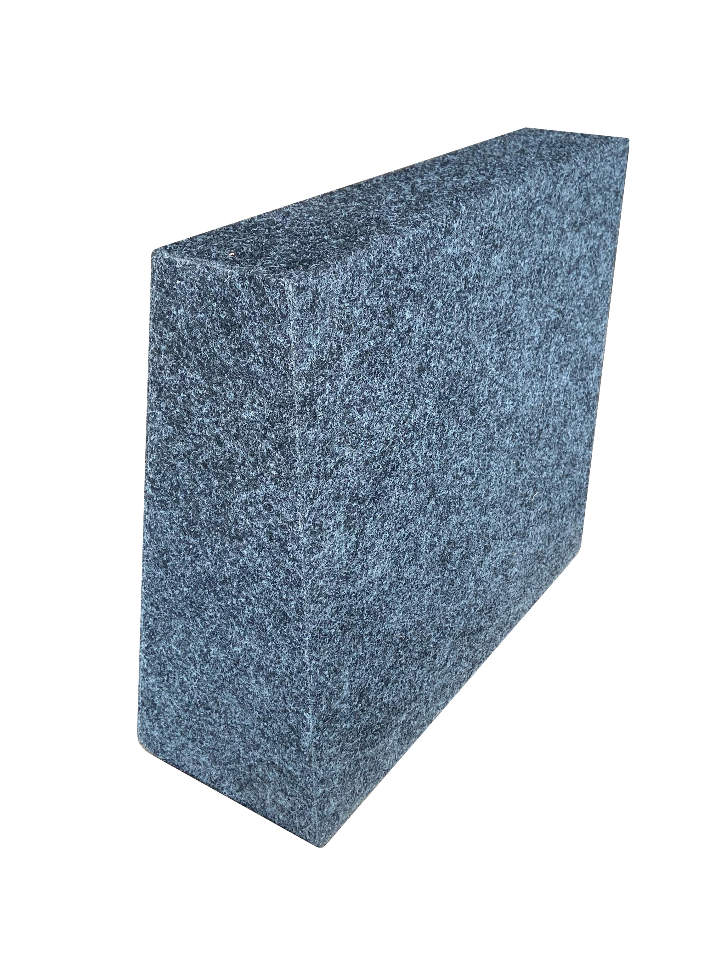 Caixa Vazia 1 Alto Falante 10" SLIM Invertida Carpet