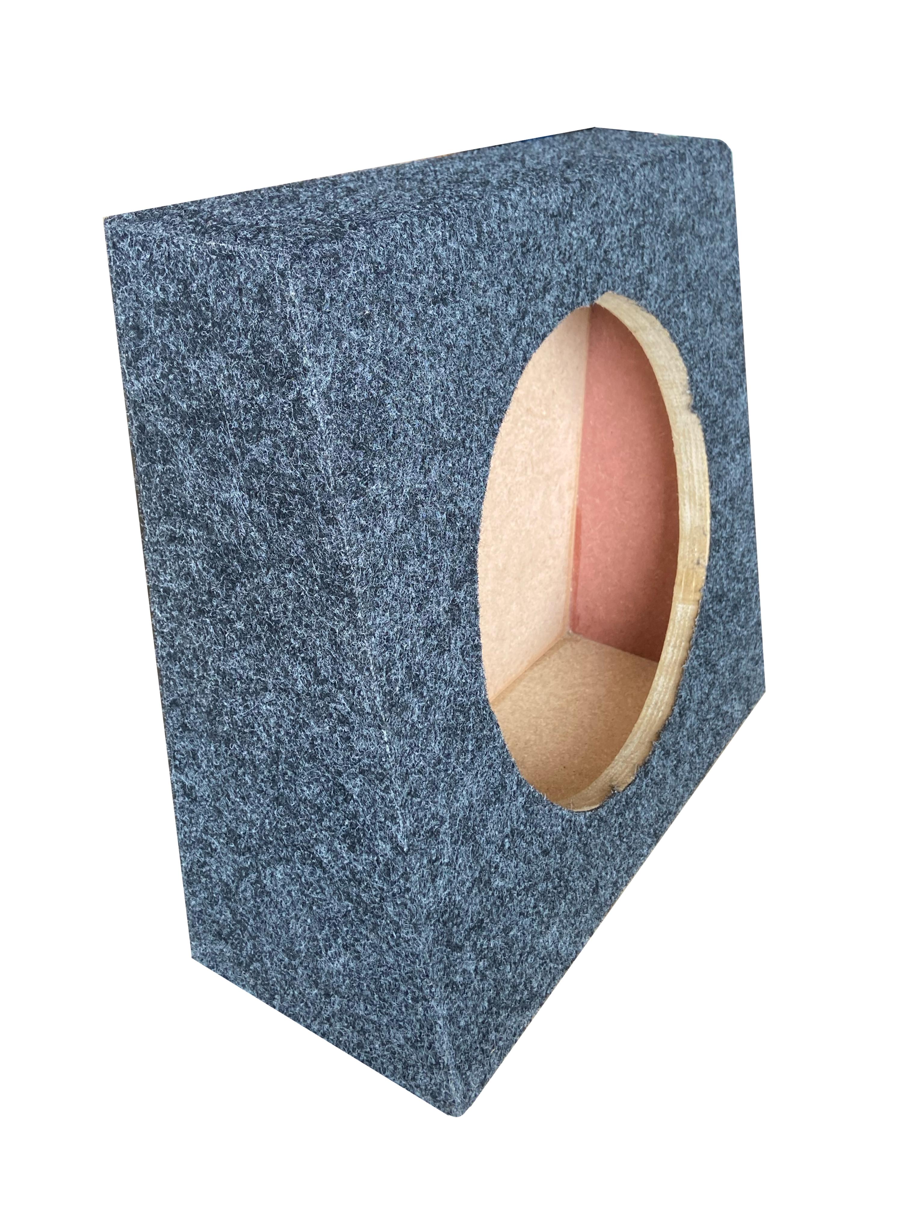 Caixa Vazia 1 Alto Falante 10" SLIM Invertida Carpet