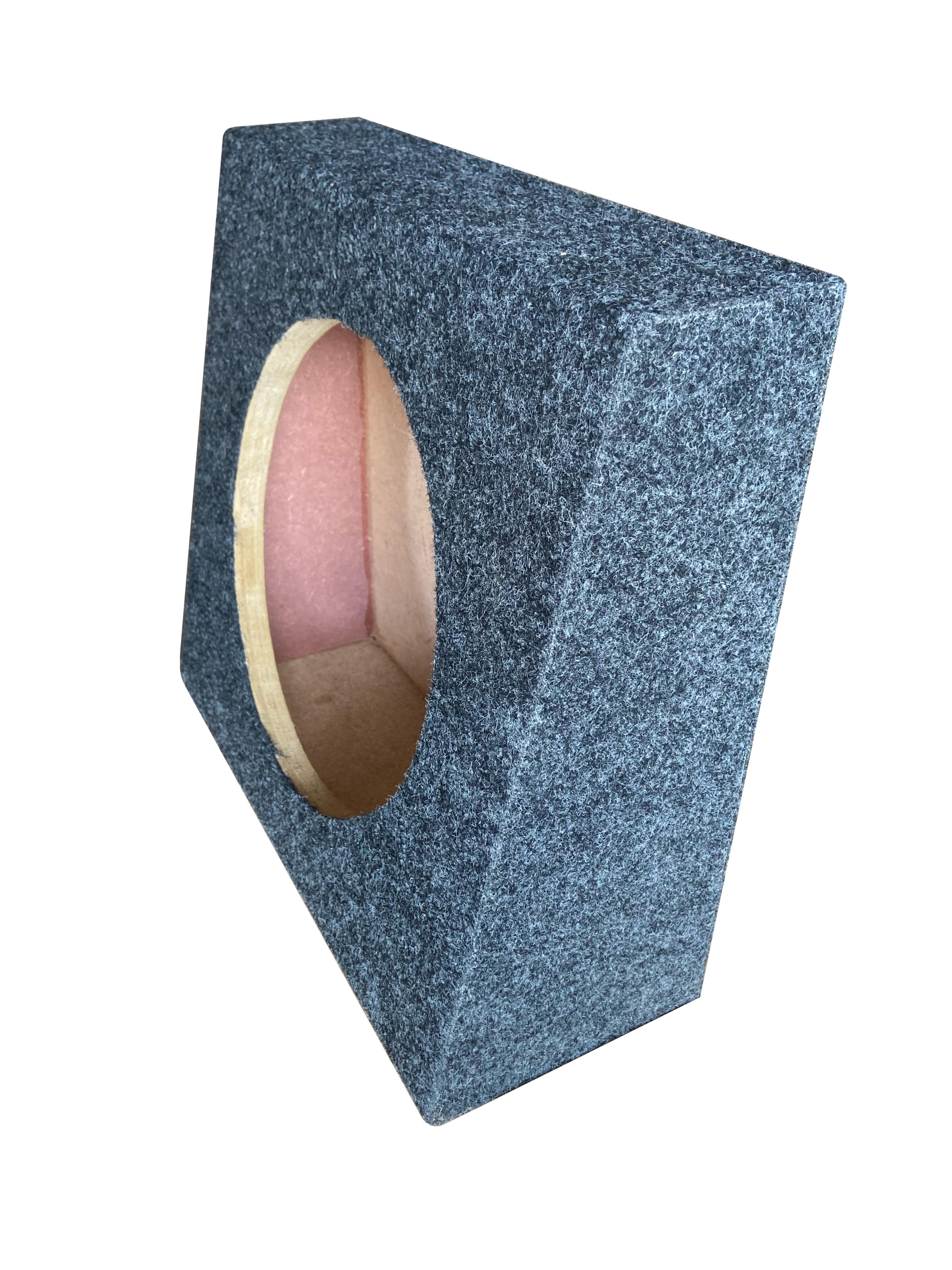 Caixa Vazia 1 Alto Falante 10" SLIM Invertida Carpet
