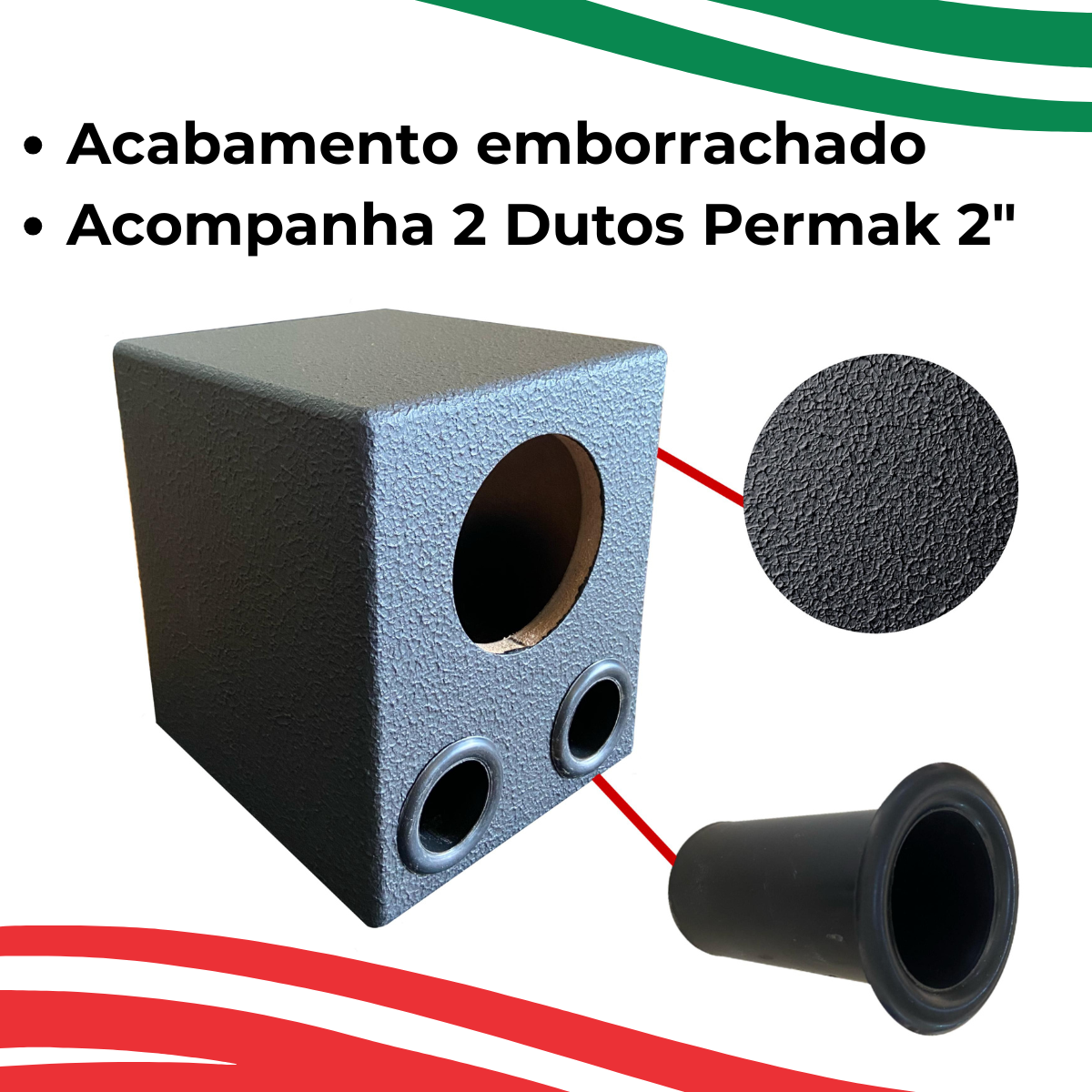 CAIXA DE SOM PARA 1 ALTO FALANE DE 5 TARAMPS FH160D