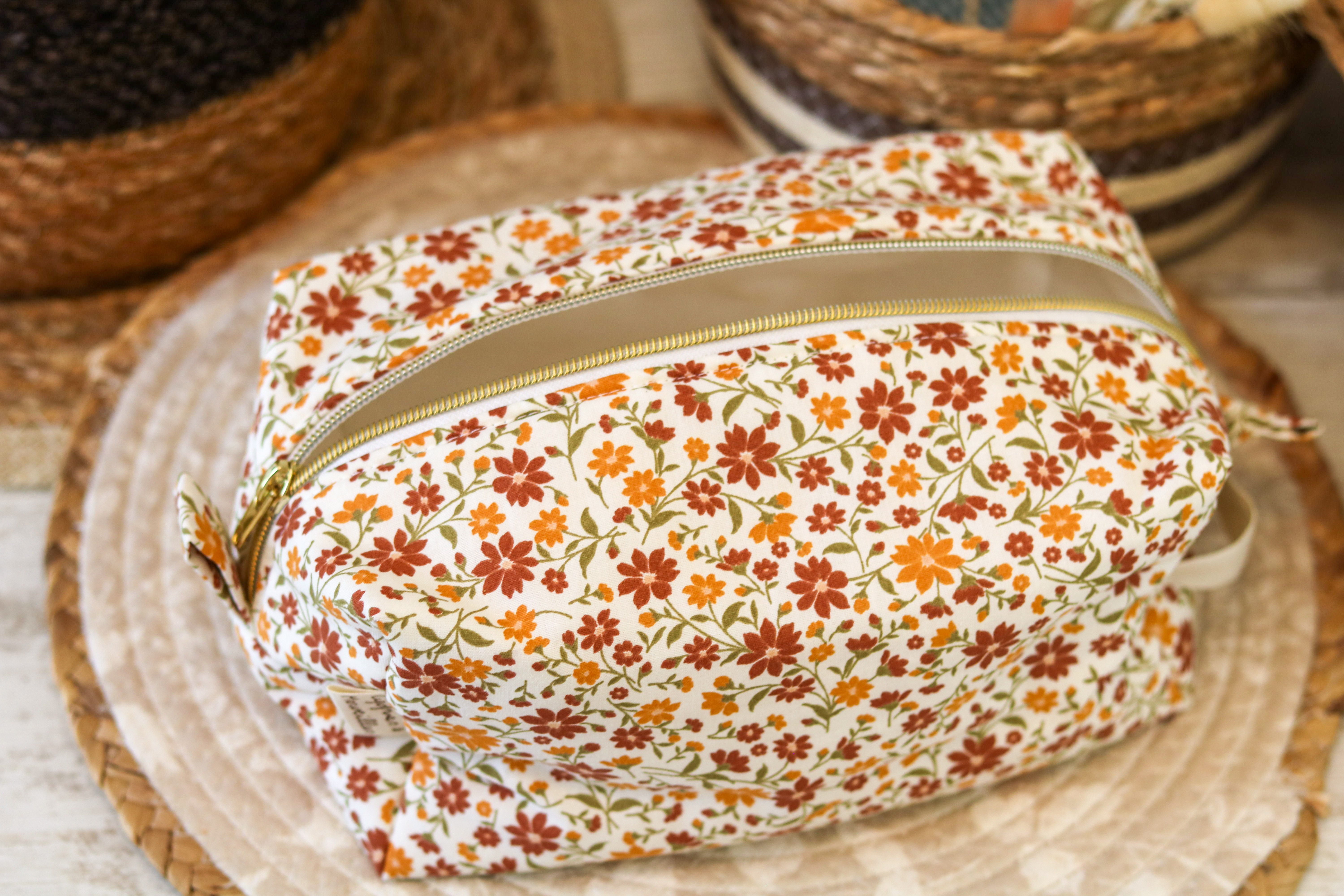 Trousse de Toilette Jardin Orangé 