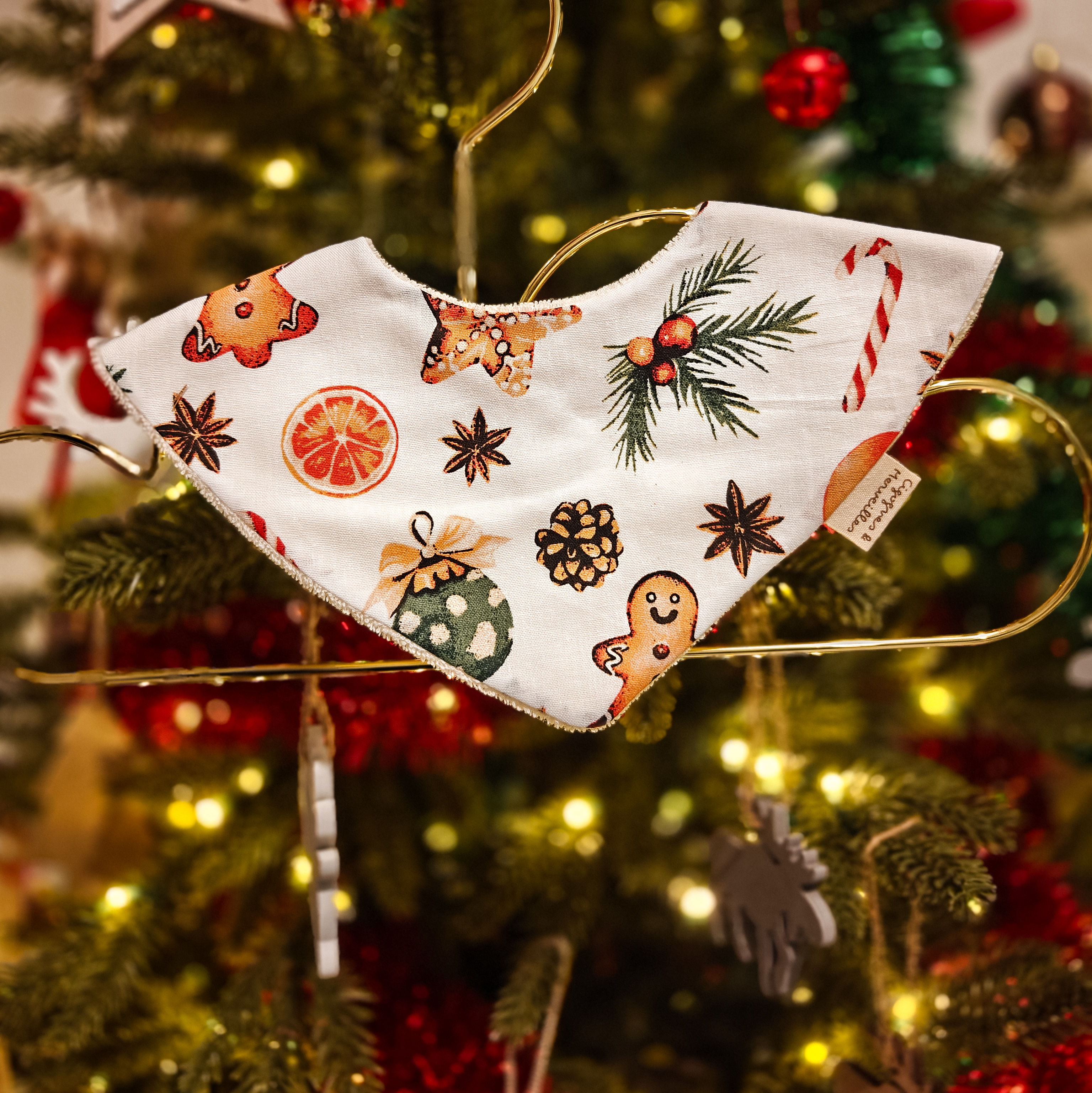 Bavoir Bandana Ambiance de Noël