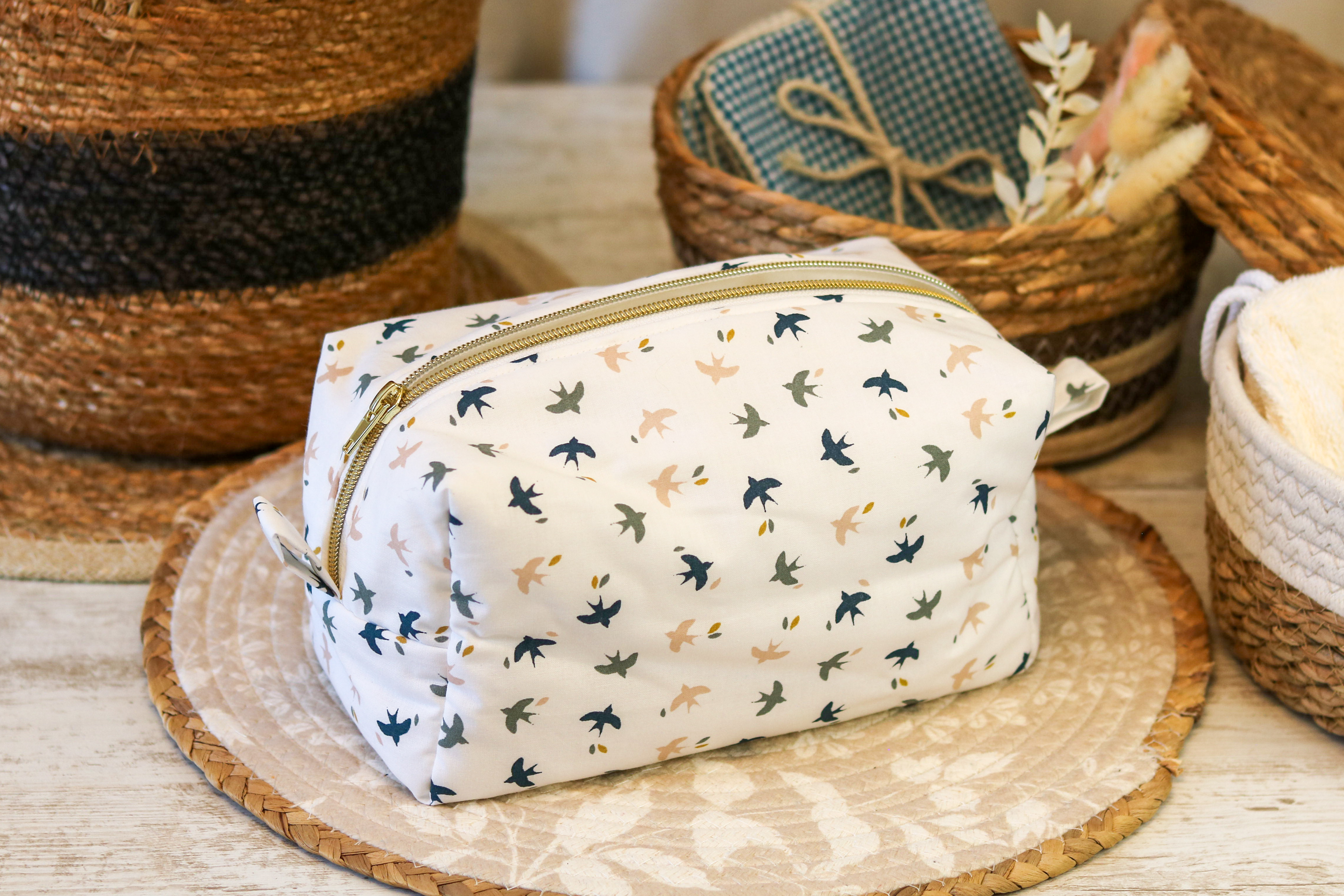 Trousse de Toilette Hirondelles