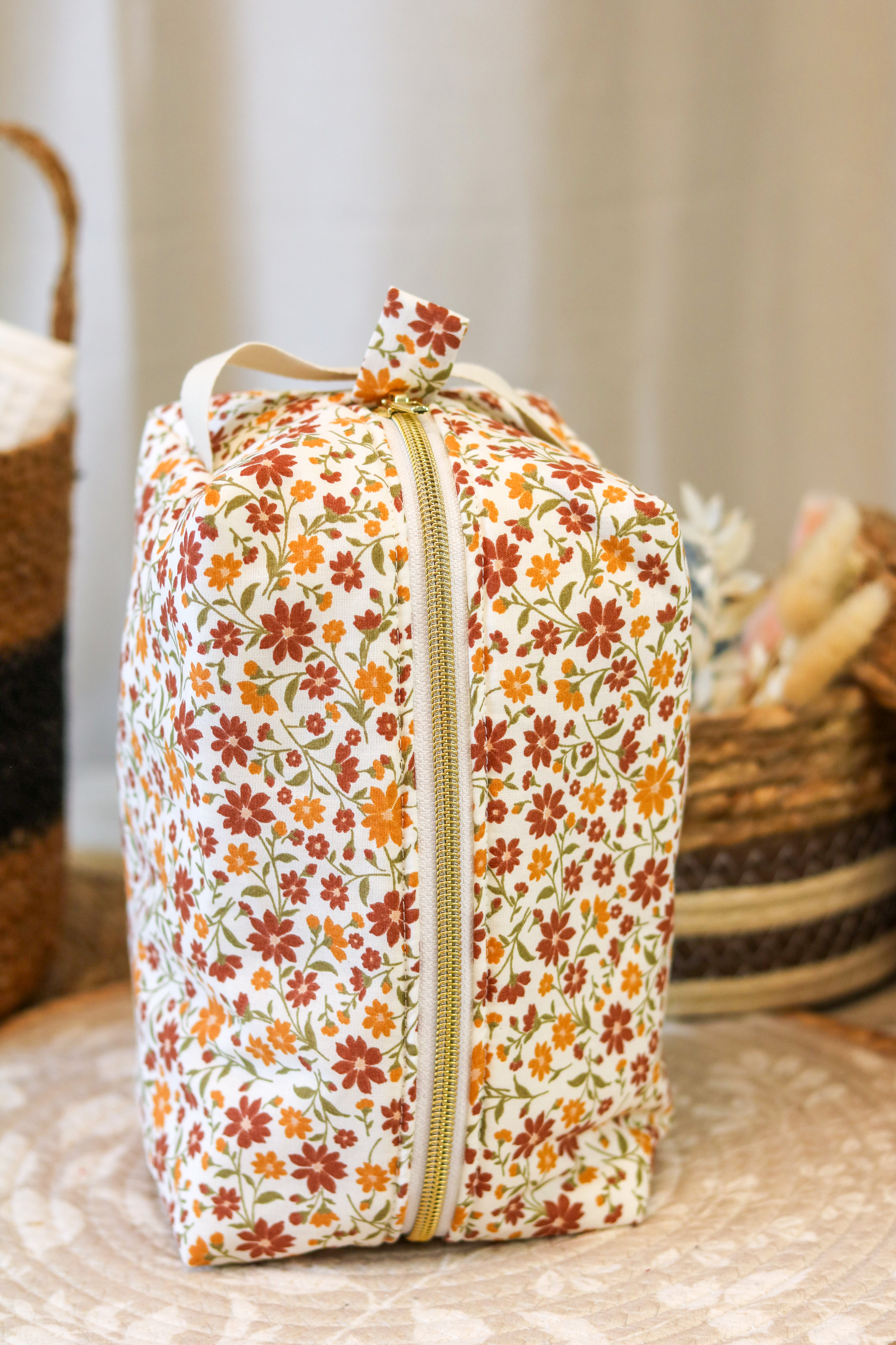 Trousse de Toilette Jardin Orangé 